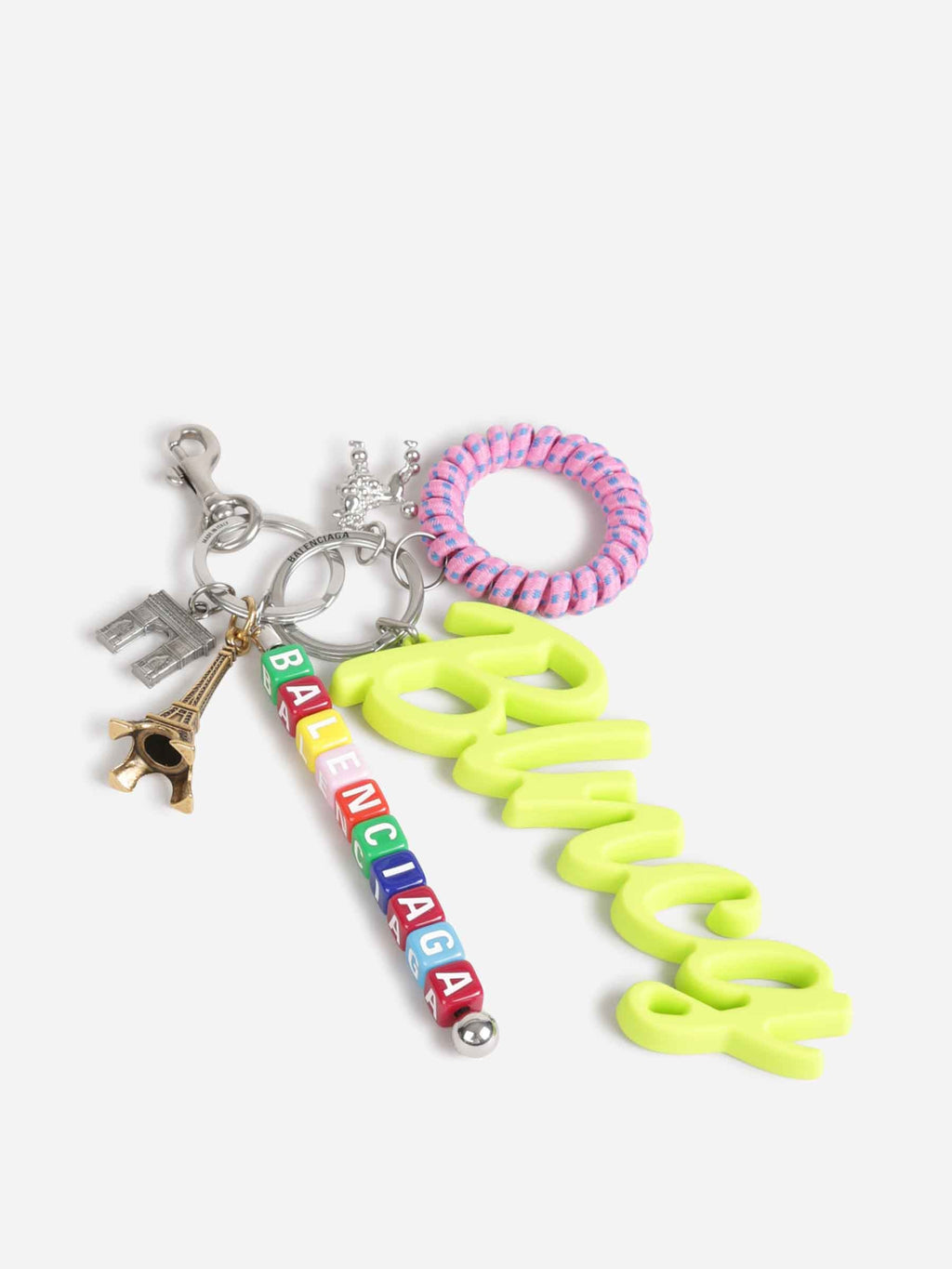 Charms Logo Keychain Balenciaga – Гарантія оригінальності – вид ззаду