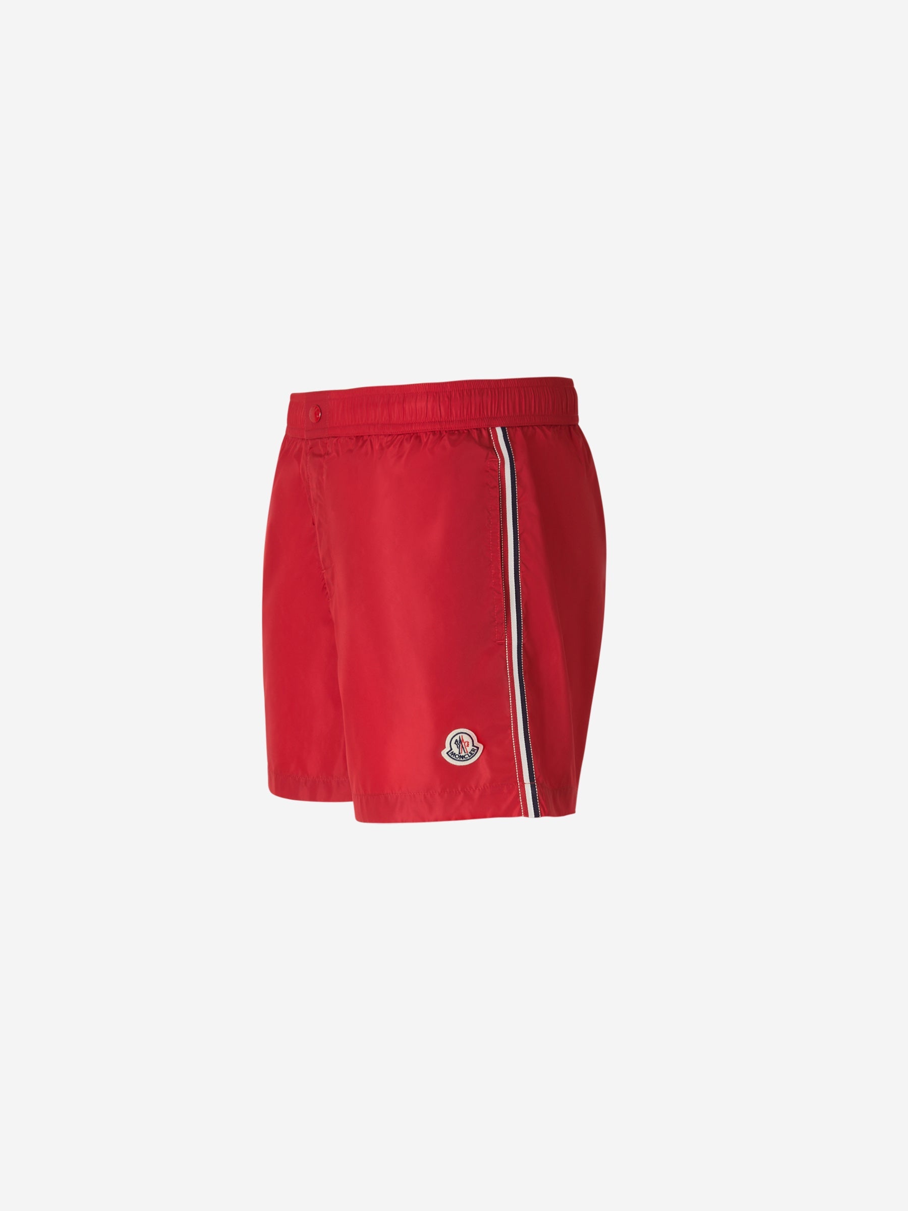 Technical Striped Detail Swimsuit Moncler оригінал – Купити в Україні – вид ззаду