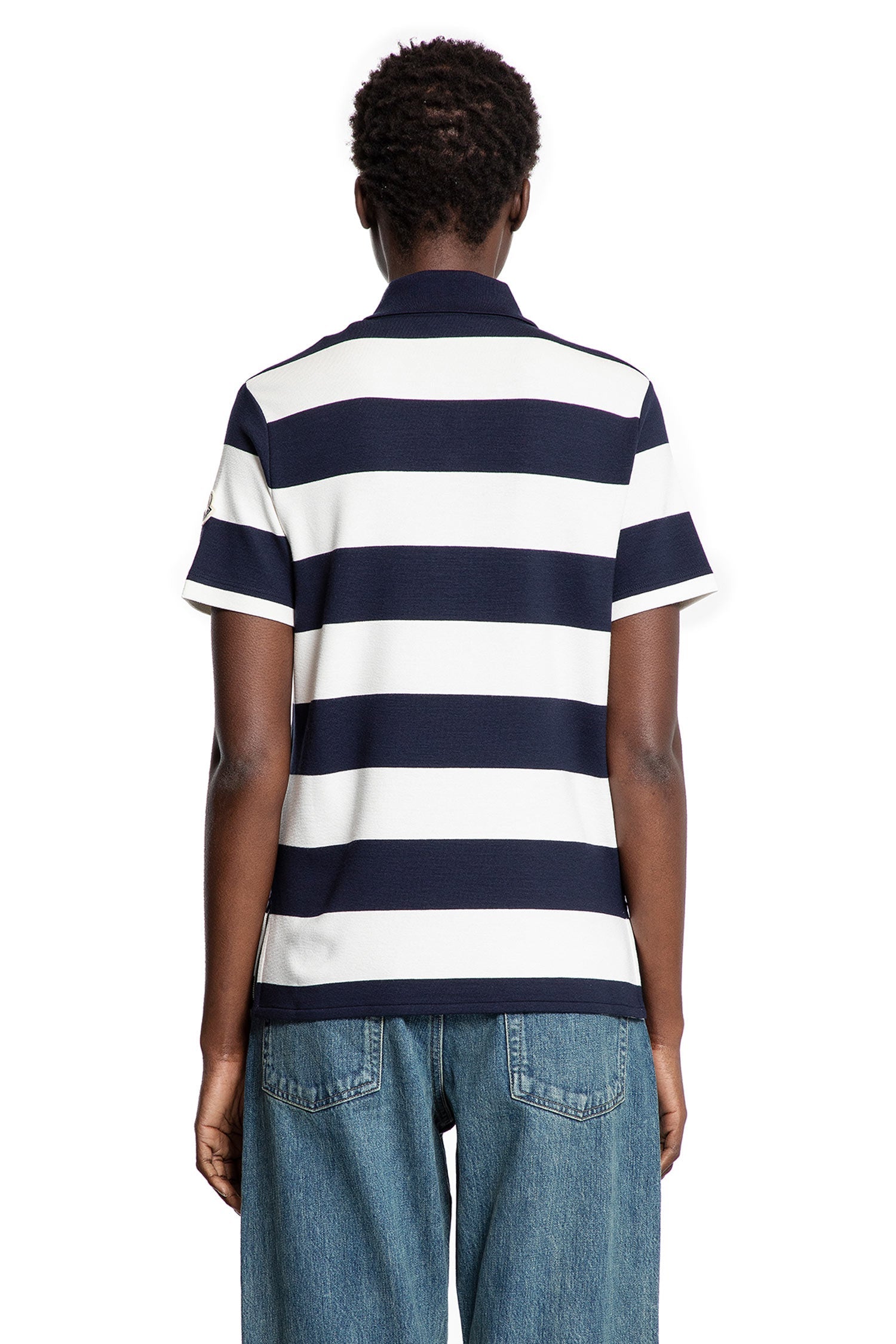 Оригінальна Striped Polo Shirt Moncler – детальний вид