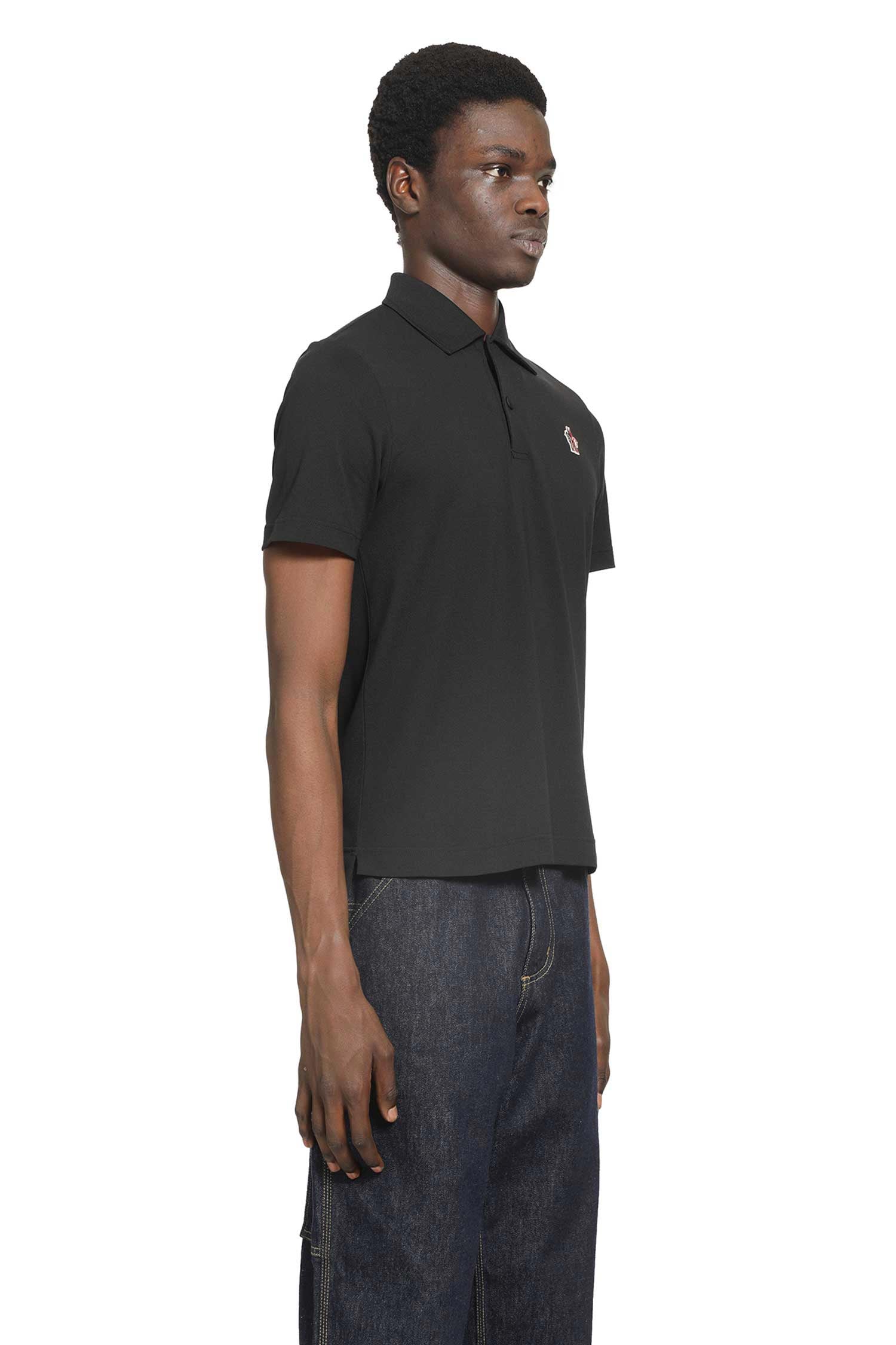 Оригінальна Logo Patch Polo Shirt Moncler – вид ззаду