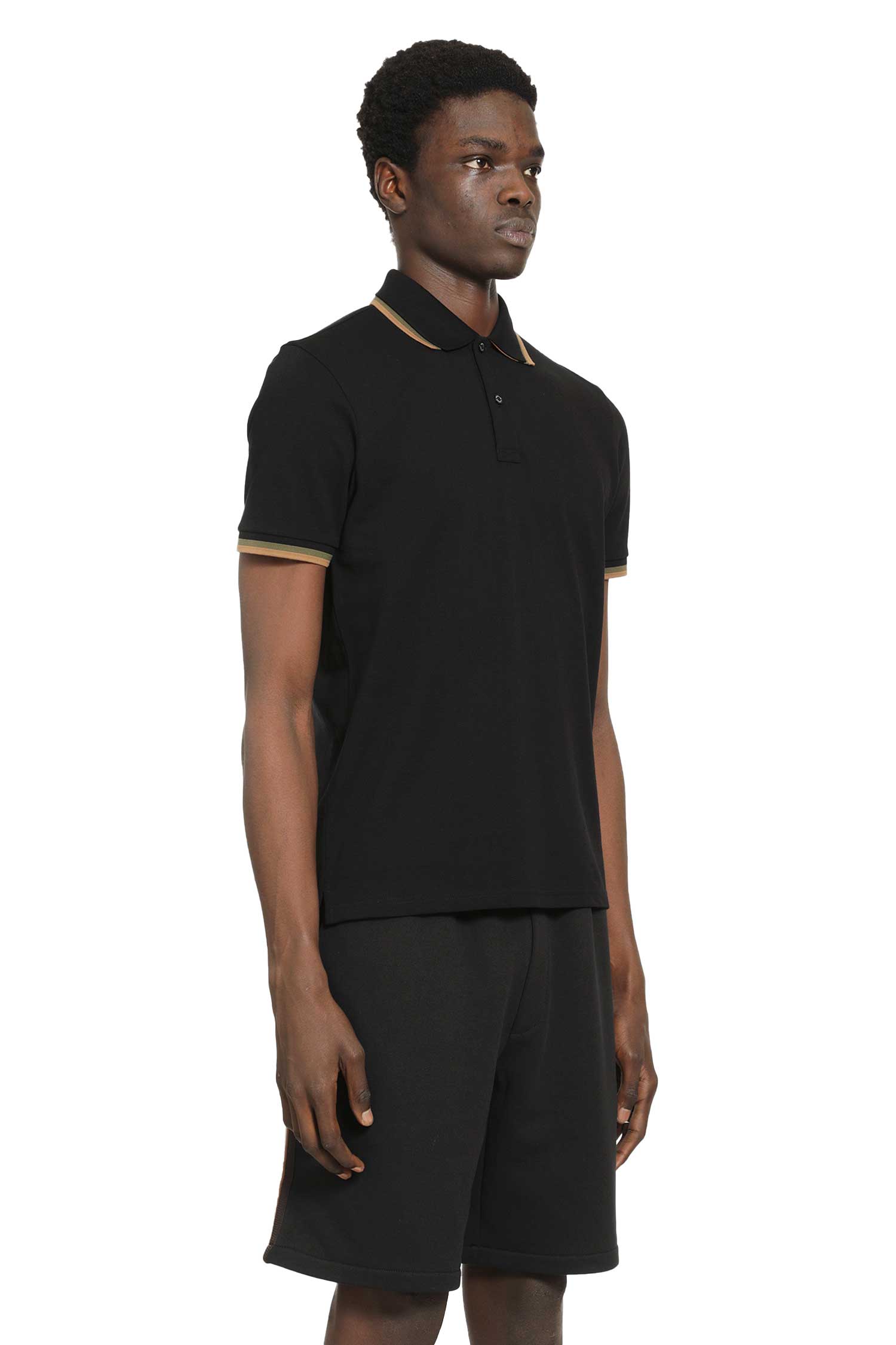 Double Collar Polo Shirt Moncler – Гарантія оригінальності – вид ззаду