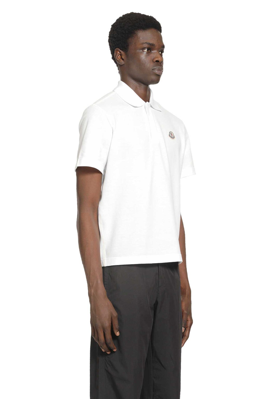Оригінальна Cotton Piqué Polo Shirt Moncler – вид ззаду