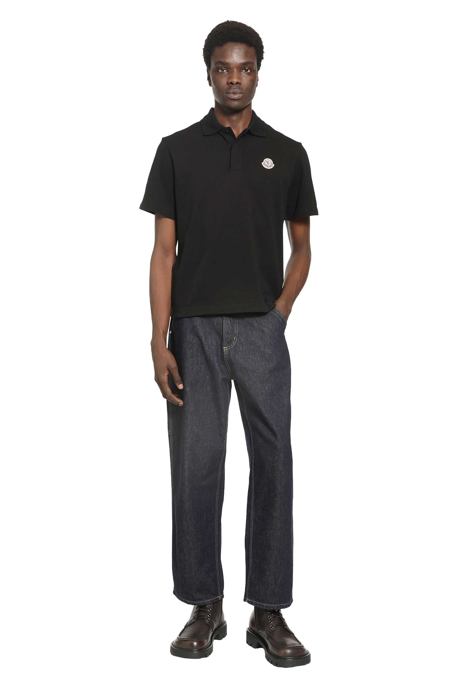 Оригінальна Cotton Piqué Polo Shirt Moncler – збільшений вид