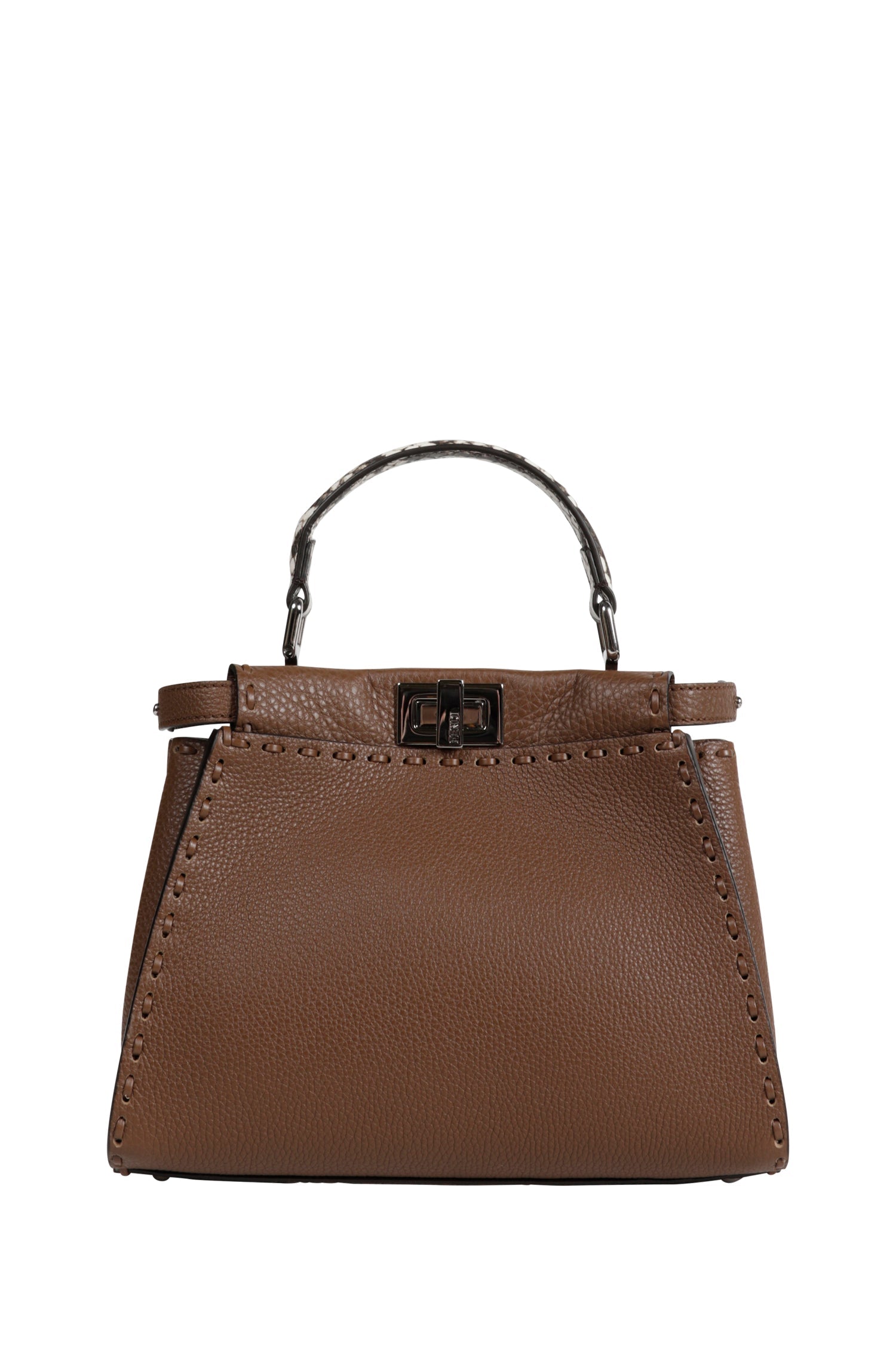 Mini Peekaboo Leather Top Handle Bag Fendi оригінал – Купити в Україні – детальний вид