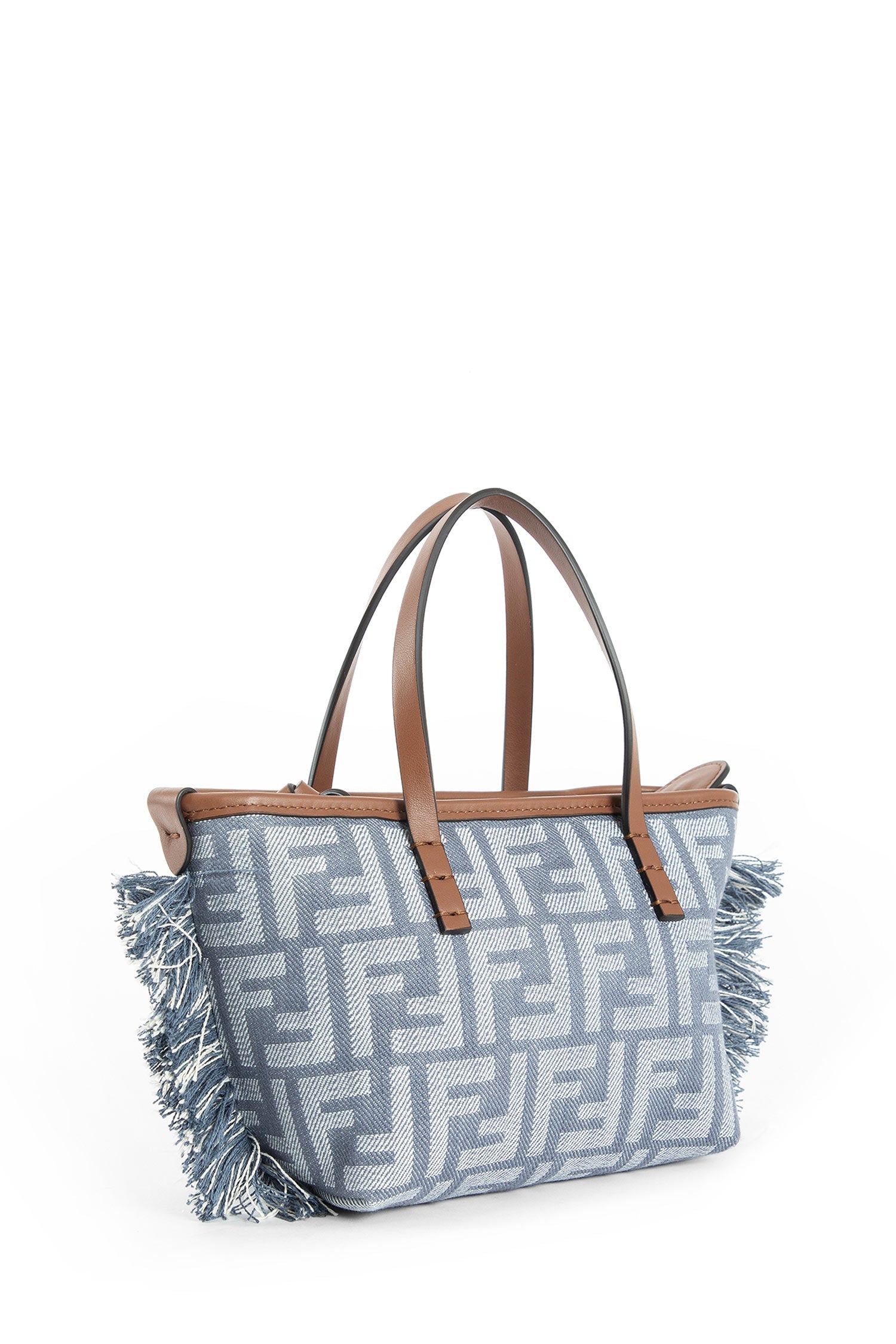 Mini Roll Denim-Effect Ff Tote Fendi оригінал – Купити в Україні – вид ззаду