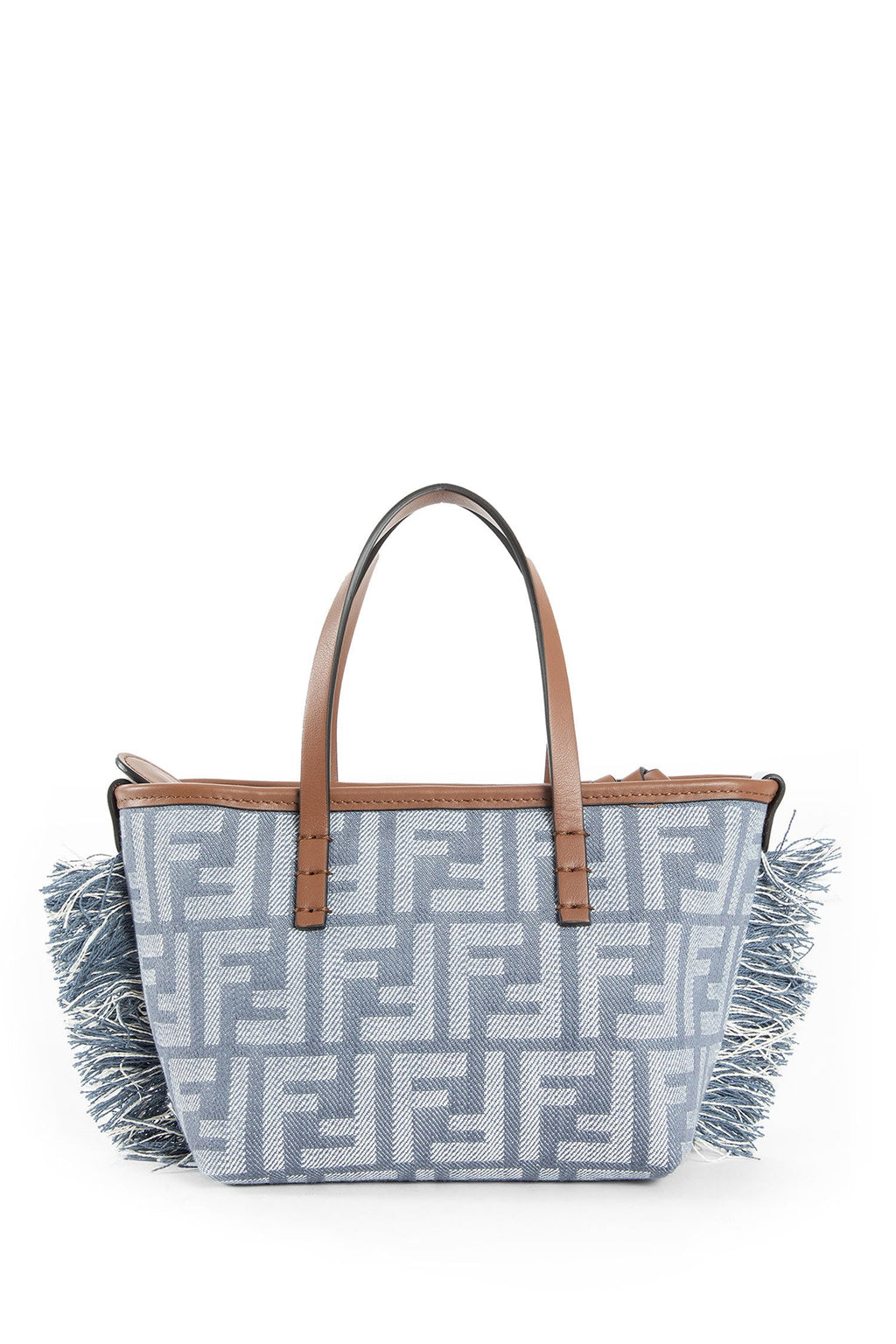 Mini Roll Denim-Effect Ff Tote Fendi оригінал – Купити в Україні – боковий вид