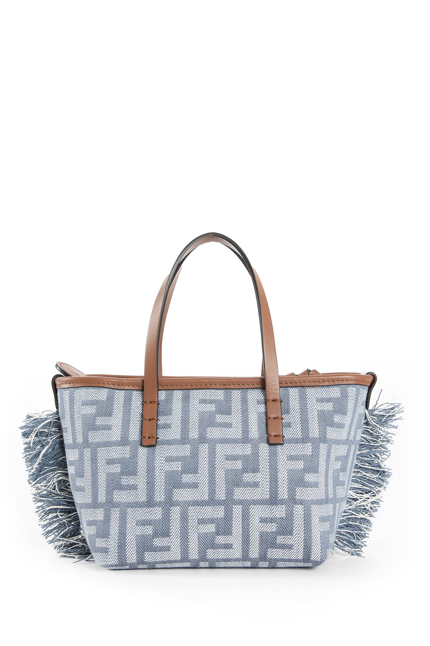 Mini Roll Denim-Effect Ff Tote Fendi оригінал – Купити в Україні – боковий вид