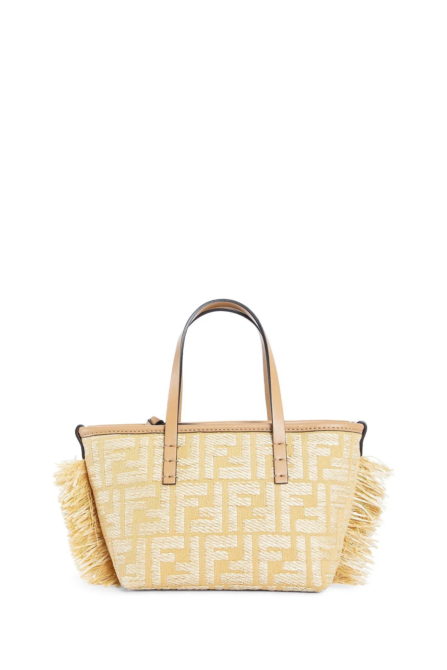 Mini Roll Jacquard Fabric Bag Fendi – Гарантія оригінальності – боковий вид