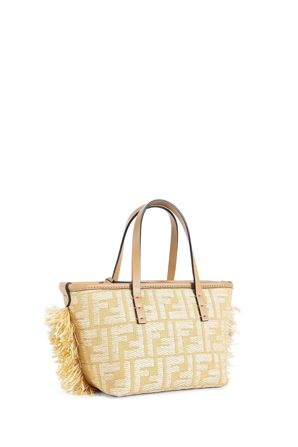 Mini Roll Jacquard Fabric Bag Fendi – Гарантія оригінальності – вид ззаду