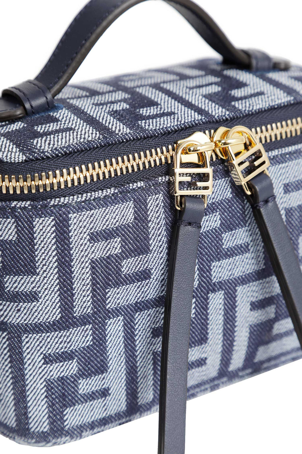 Ff Denim Jacquard Vanity Bag Fendi – Гарантія оригінальності – збільшений вид