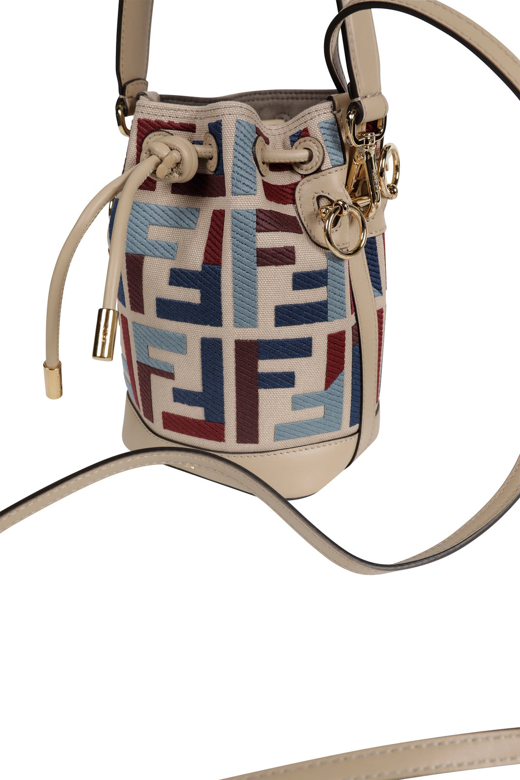 Оригінальна Mon Tresor Canvas Mini Bucket Bag Fendi – збільшений вид