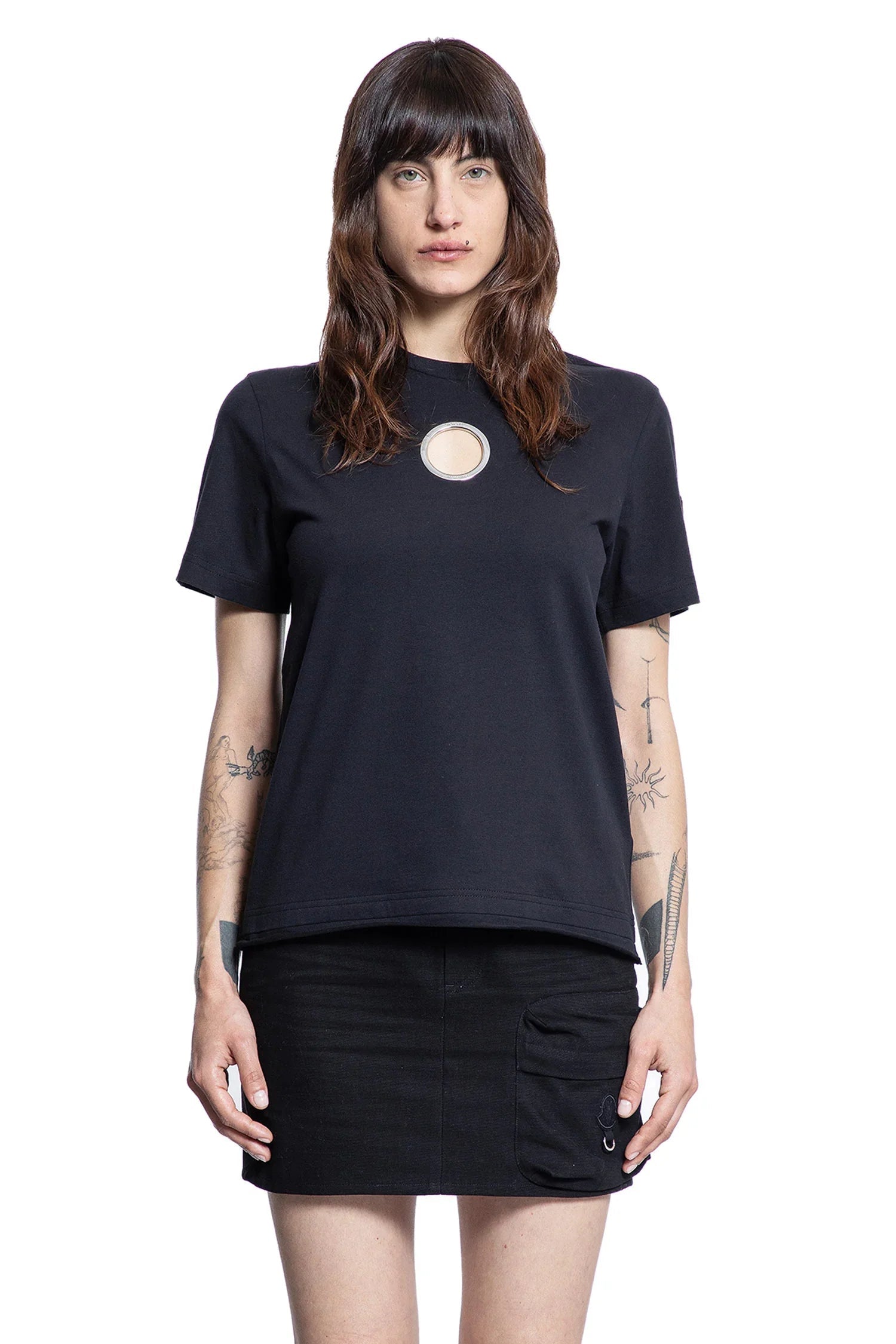 Willow Smith Collaboration Eyelet T-Shirt Moncler – Гарантія оригінальності – боковий вид