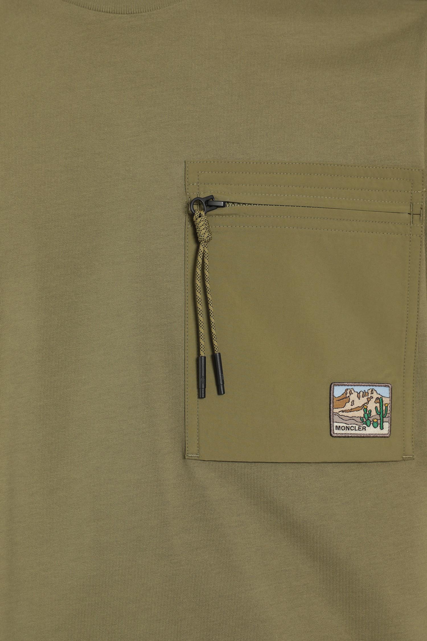 Utility Pocket Cotton T-Shirt Moncler оригінал – Купити в Україні – збільшений вид