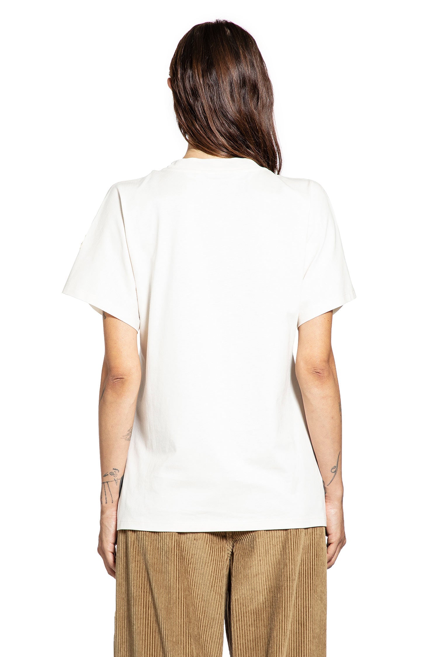 Teddy Logo Cotton T-Shirt Moncler оригінал – Купити в Україні – збільшений вид