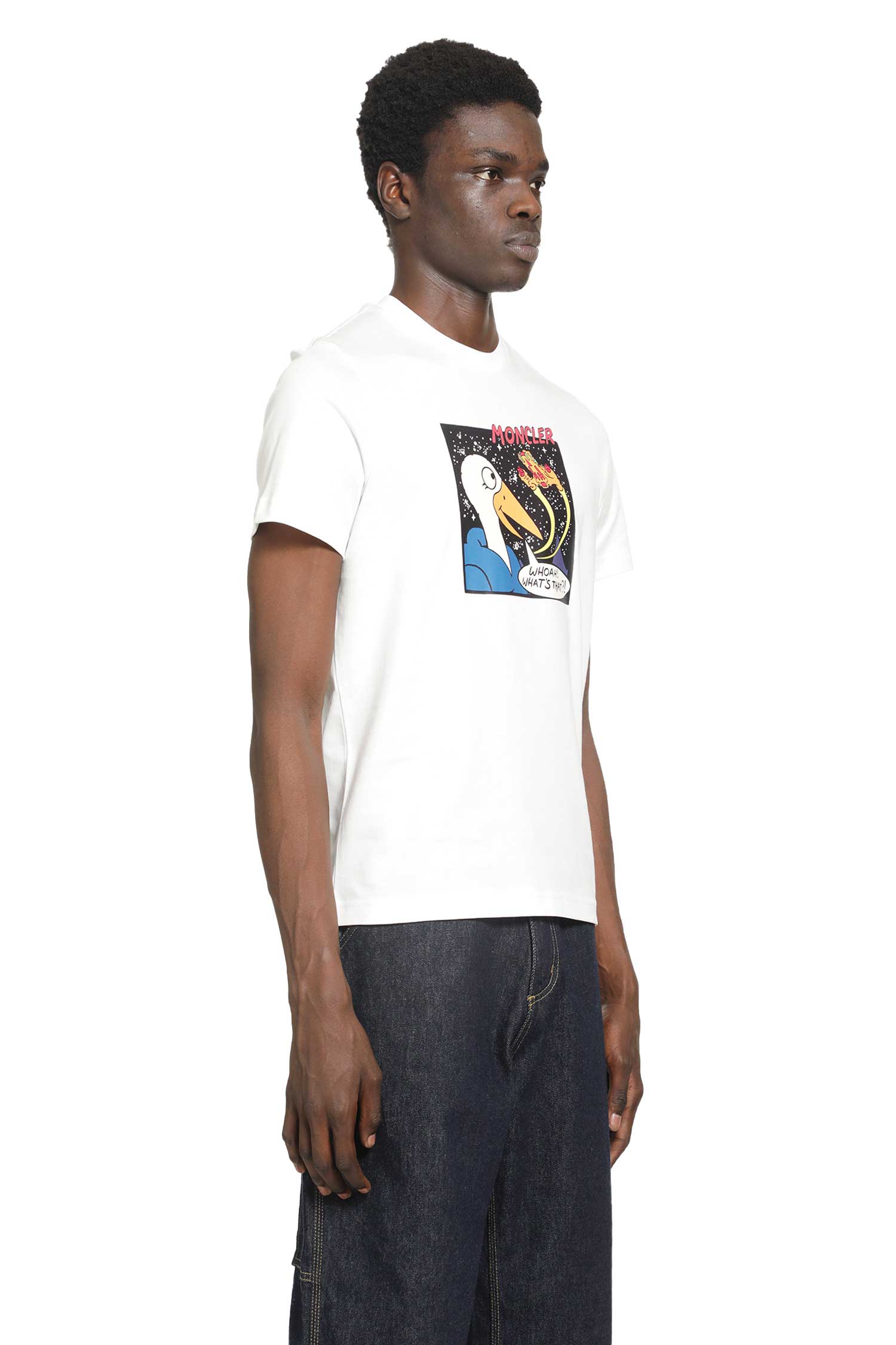 Space Monduck T-Shirt Moncler – Гарантія оригінальності – вид ззаду