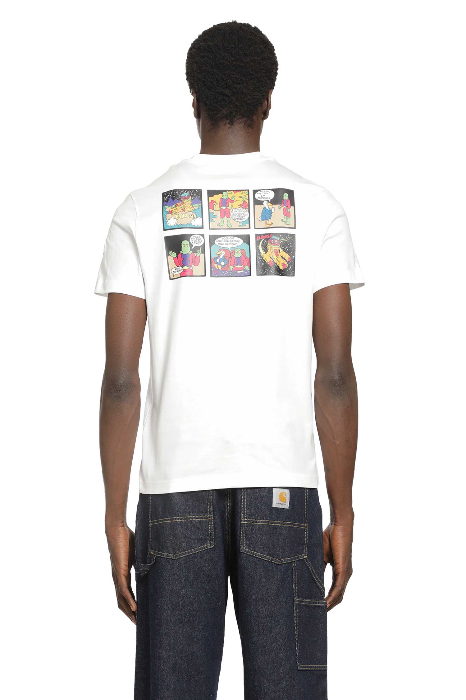 Space Monduck T-Shirt Moncler – Гарантія оригінальності – детальний вид