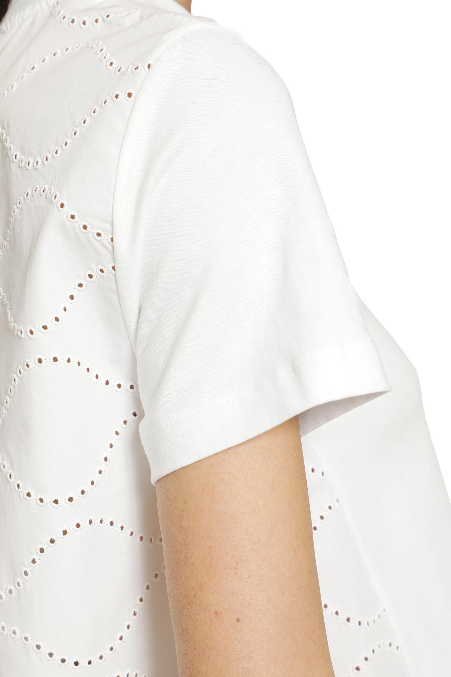 Cotton Jersey San Gallo T-Shirt Moncler – Гарантія оригінальності – збільшений вид