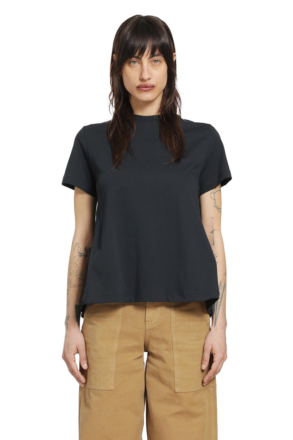 Cotton Jersey San Gallo T-Shirt Moncler – Гарантія оригінальності – боковий вид