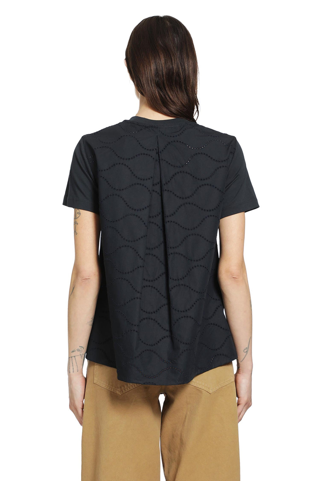 Cotton Jersey San Gallo T-Shirt Moncler – Гарантія оригінальності – детальний вид