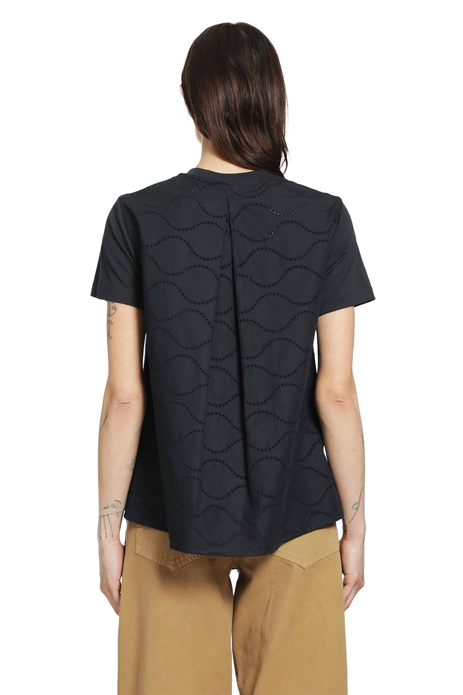 Cotton Jersey San Gallo T-Shirt Moncler – Гарантія оригінальності – детальний вид