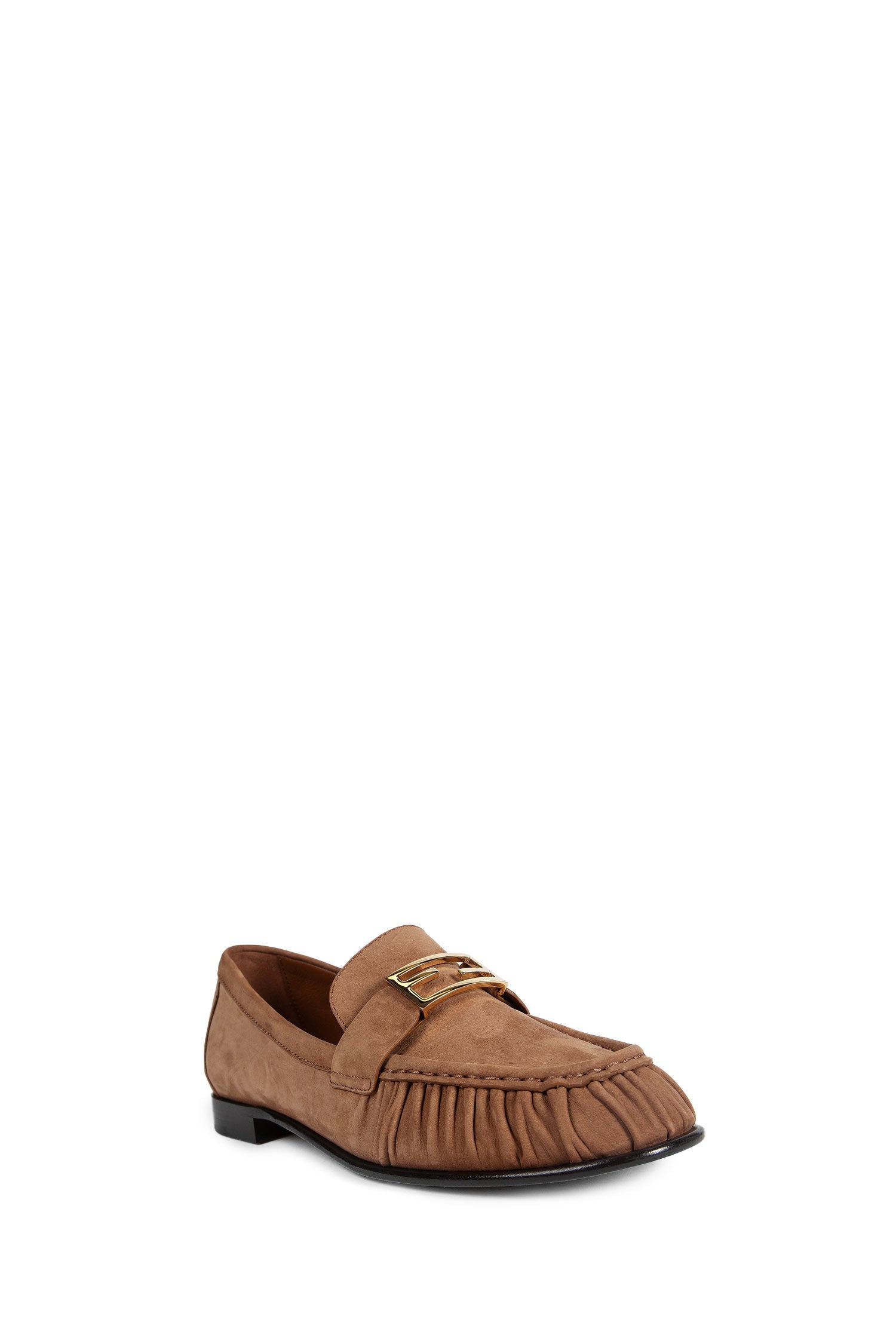 Оригінальна Suede Baguette Loafers Fendi – вид ззаду