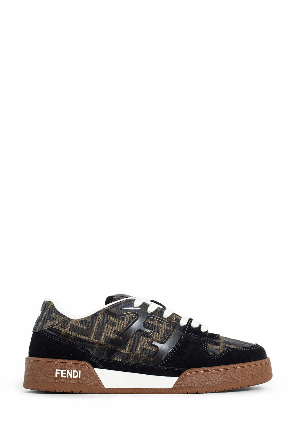 Оригінальна Match Suede And Canvas Sneakers Fendi – боковий вид