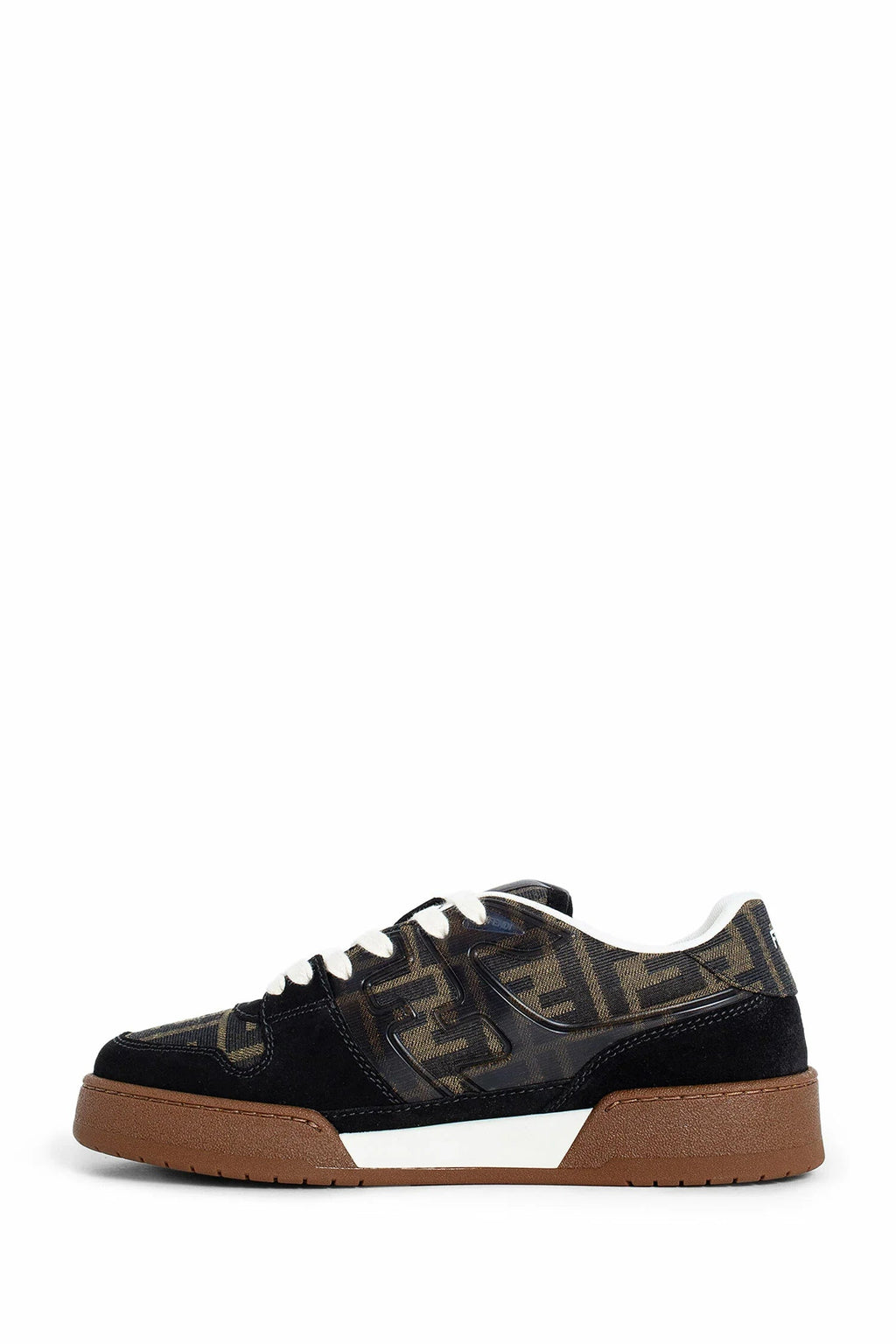 Оригінальна Match Suede And Canvas Sneakers Fendi – збільшений вид