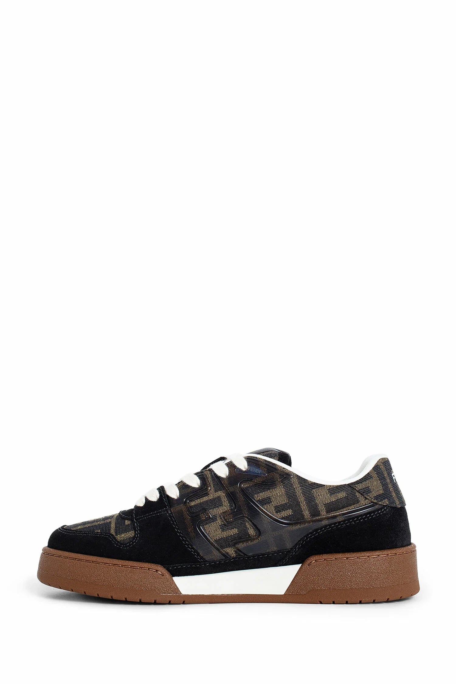 Оригінальна Match Suede And Canvas Sneakers Fendi – збільшений вид