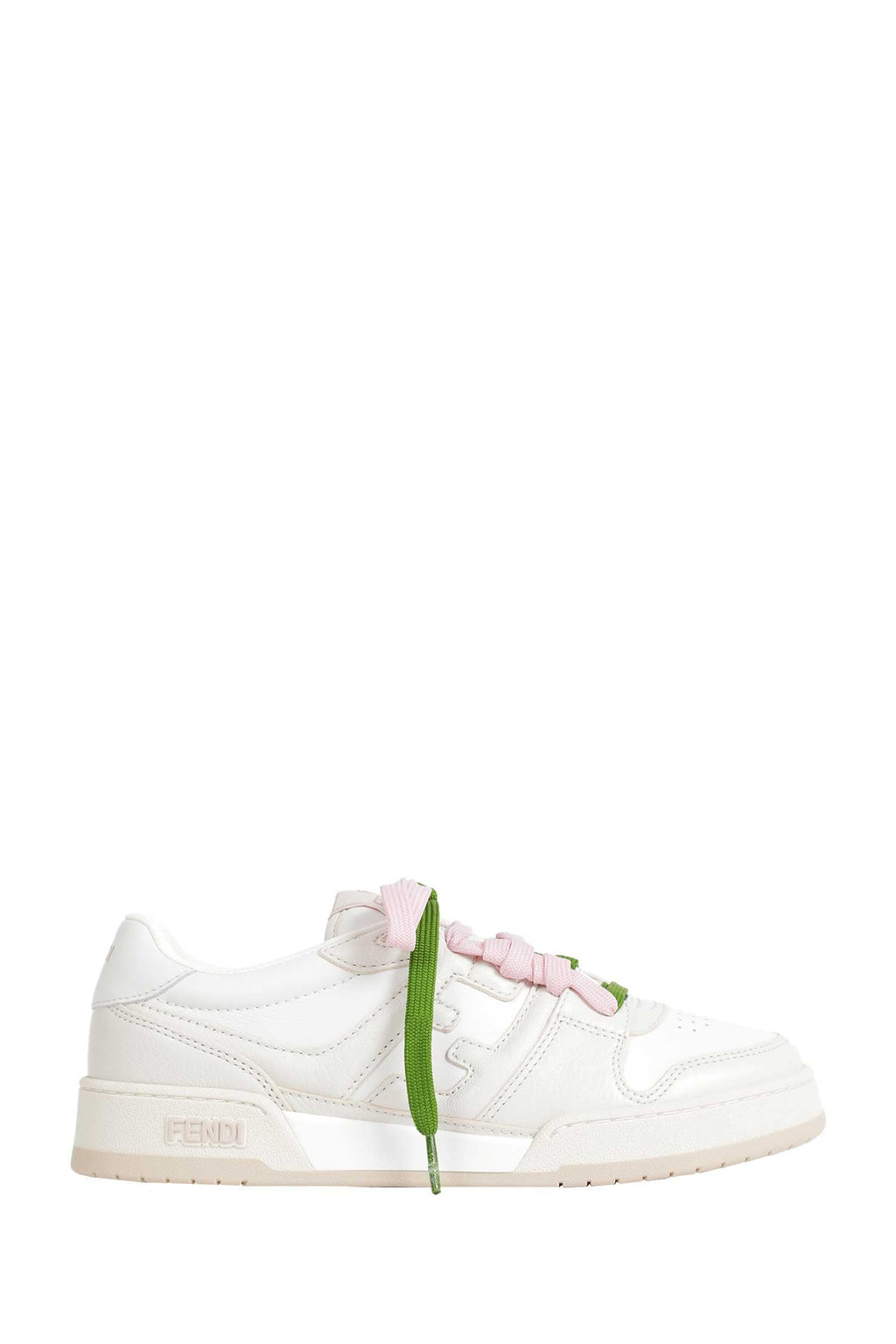 Match Leather Sneakers Fendi – Гарантія оригінальності – боковий вид