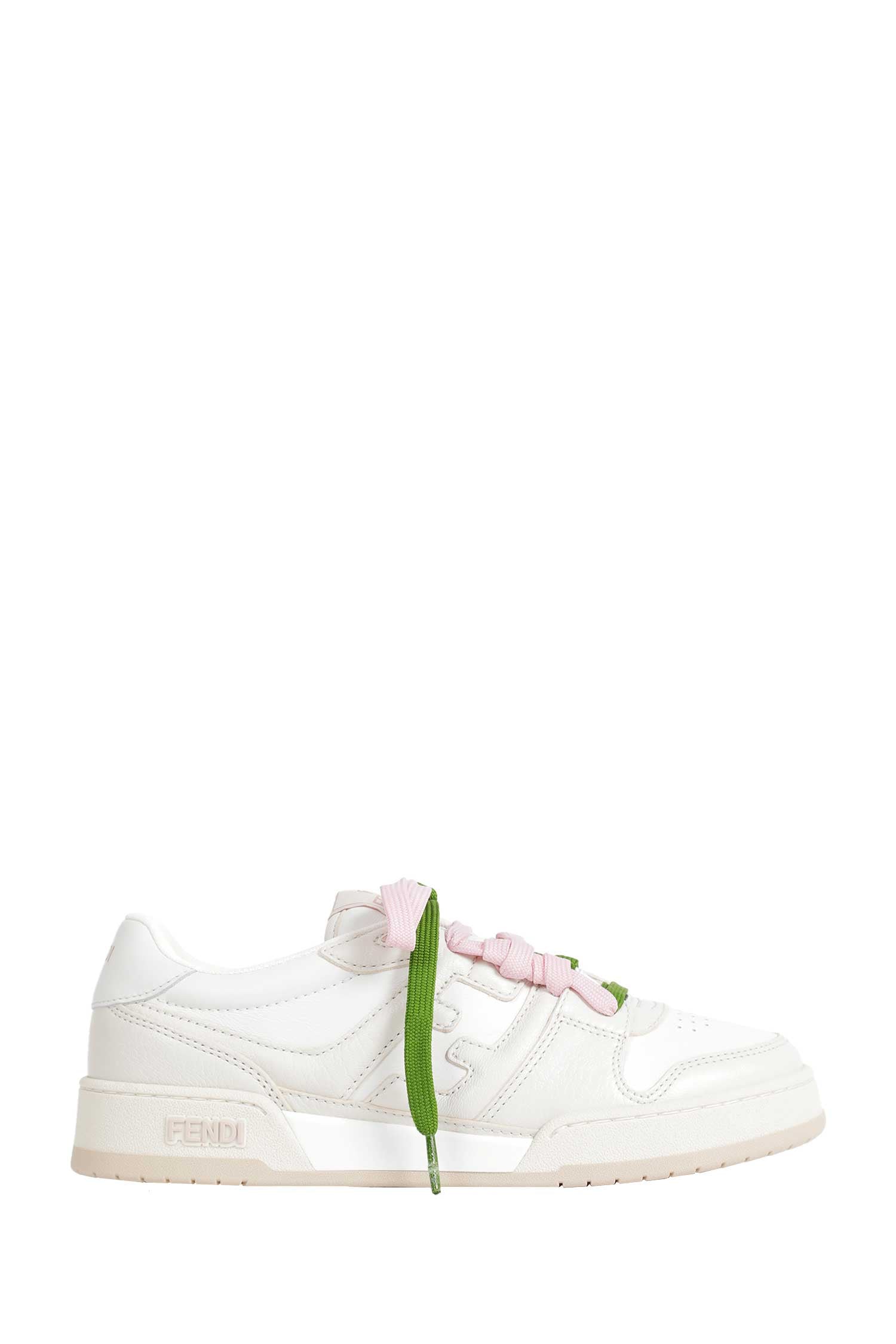 Match Leather Sneakers Fendi – Гарантія оригінальності – боковий вид