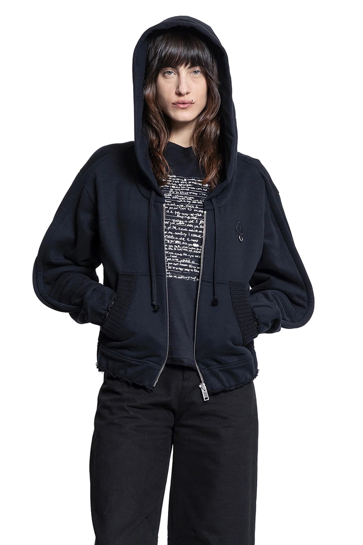 Оригінальна Willow Smith Collaboration Zip-Up Cardigan Moncler – боковий вид