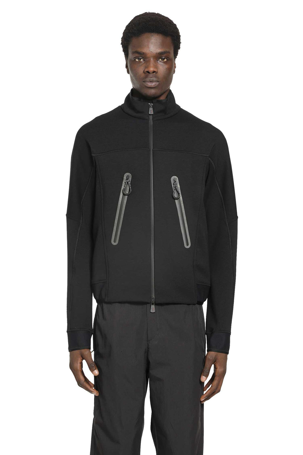Оригінальна Logo Zip-Up Sweatshirt Moncler – боковий вид