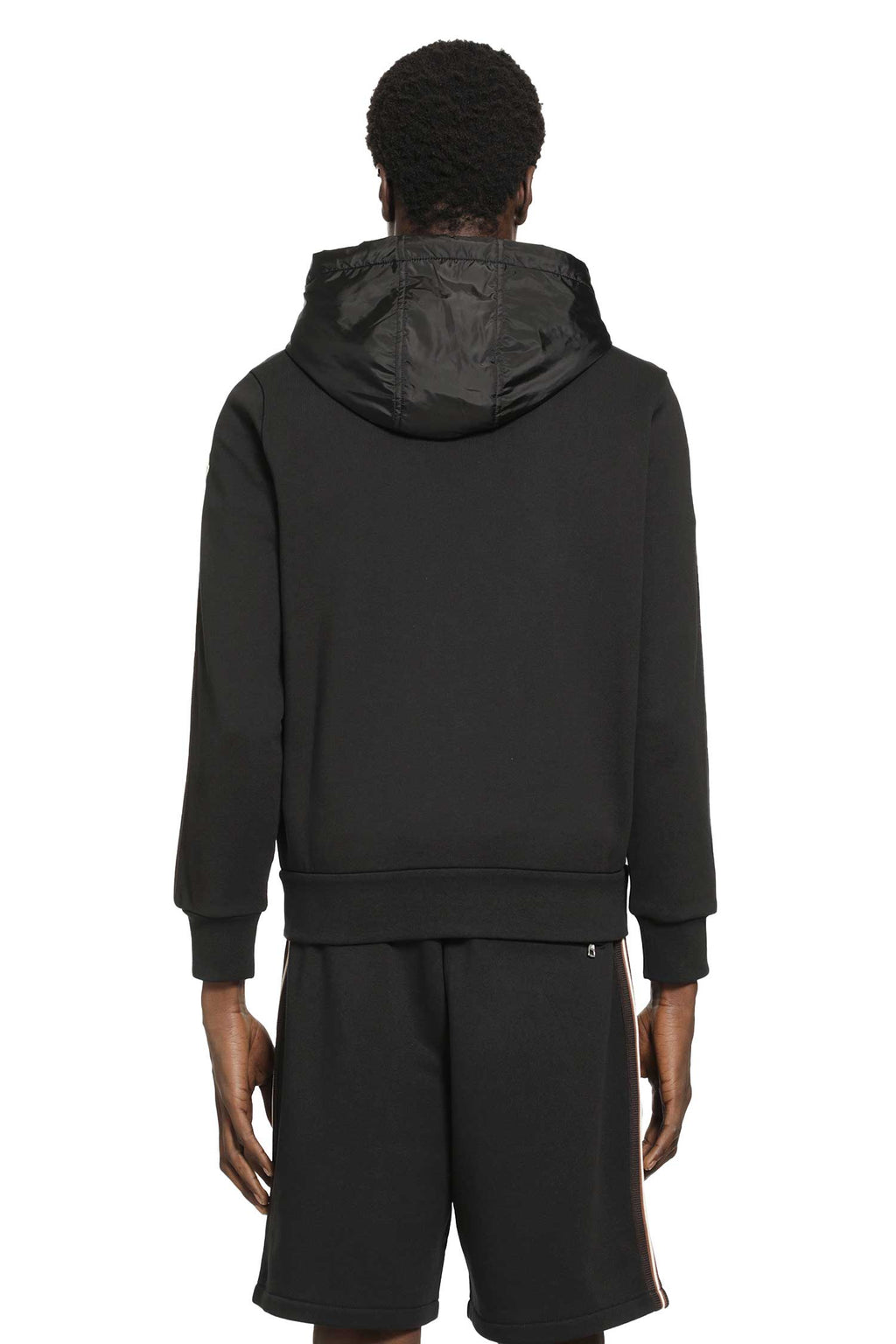 Оригінальна Striped Logo Zip-Up Hoodie Moncler – збільшений вид