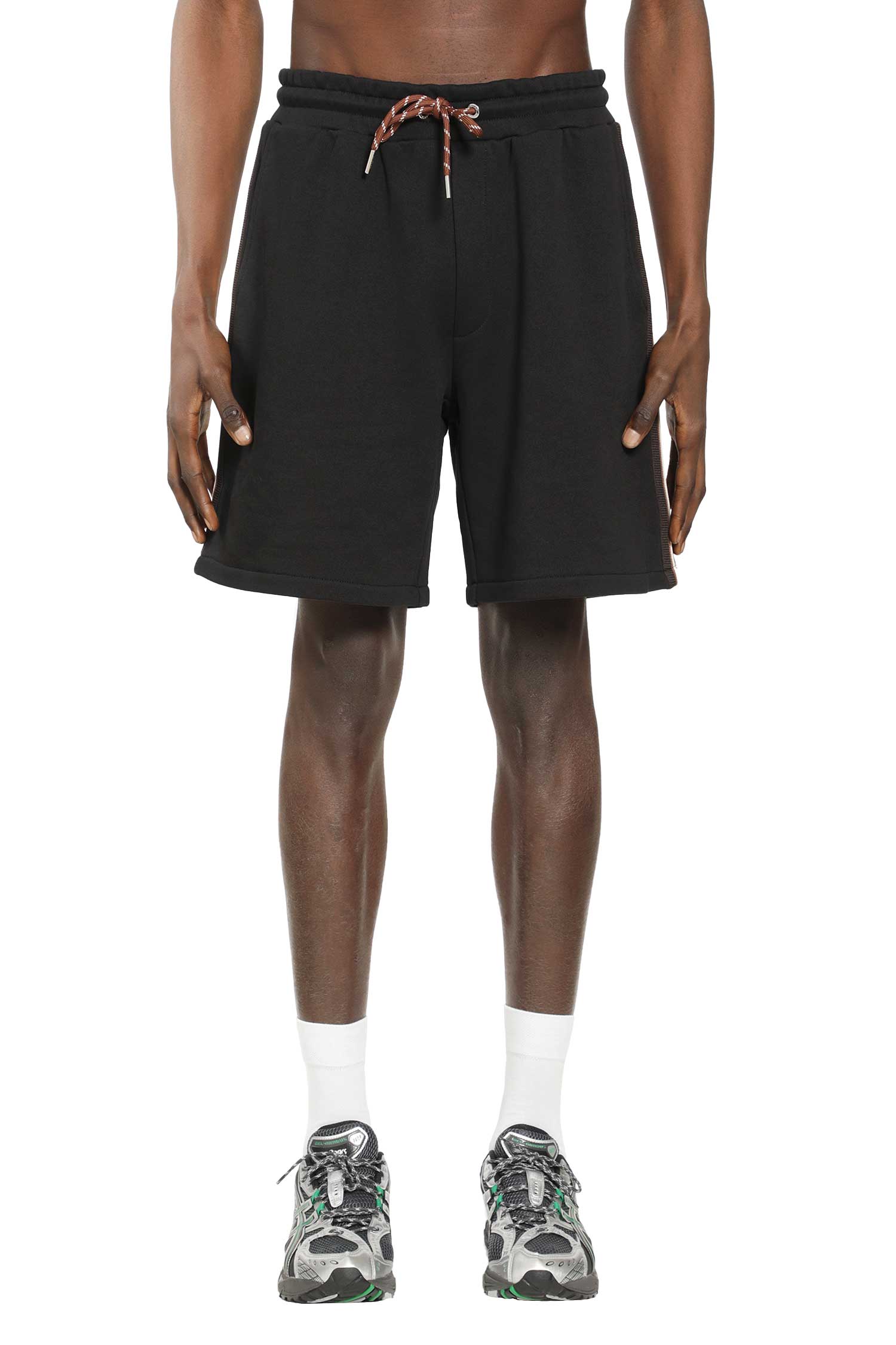 Striped Logo Sweat Shorts Moncler оригінал – Купити в Україні – вид ззаду