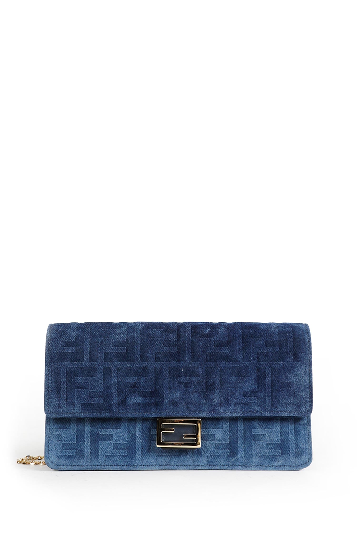 Оригінальна Baguette Wallet On Chain Fendi – боковий вид