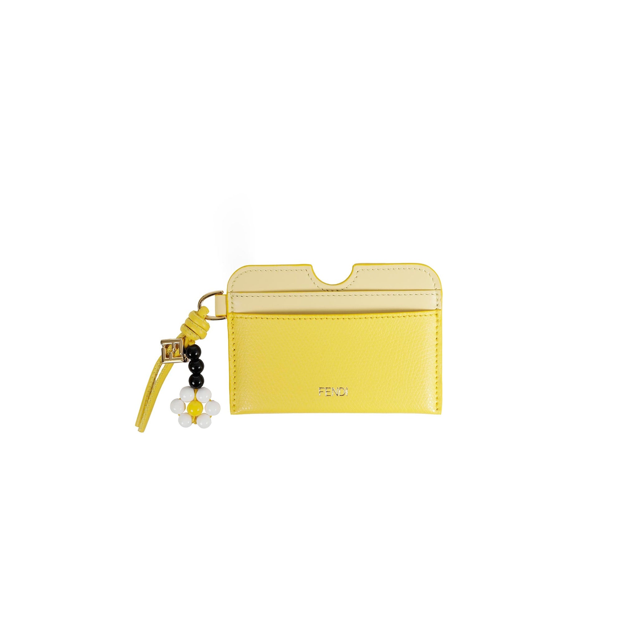 Оригінальна Ff Diamonds Leather Card Holder Fendi – детальний вид