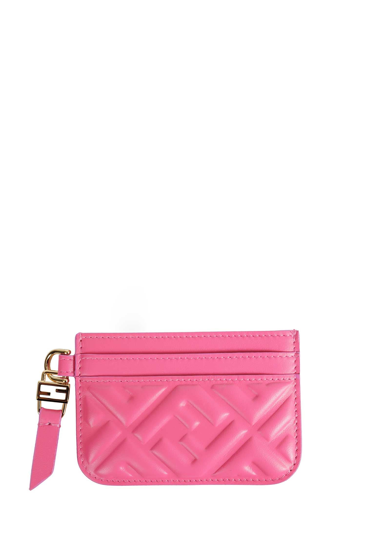 Baguette Leather Card Holder Fendi – Гарантія оригінальності – боковий вид