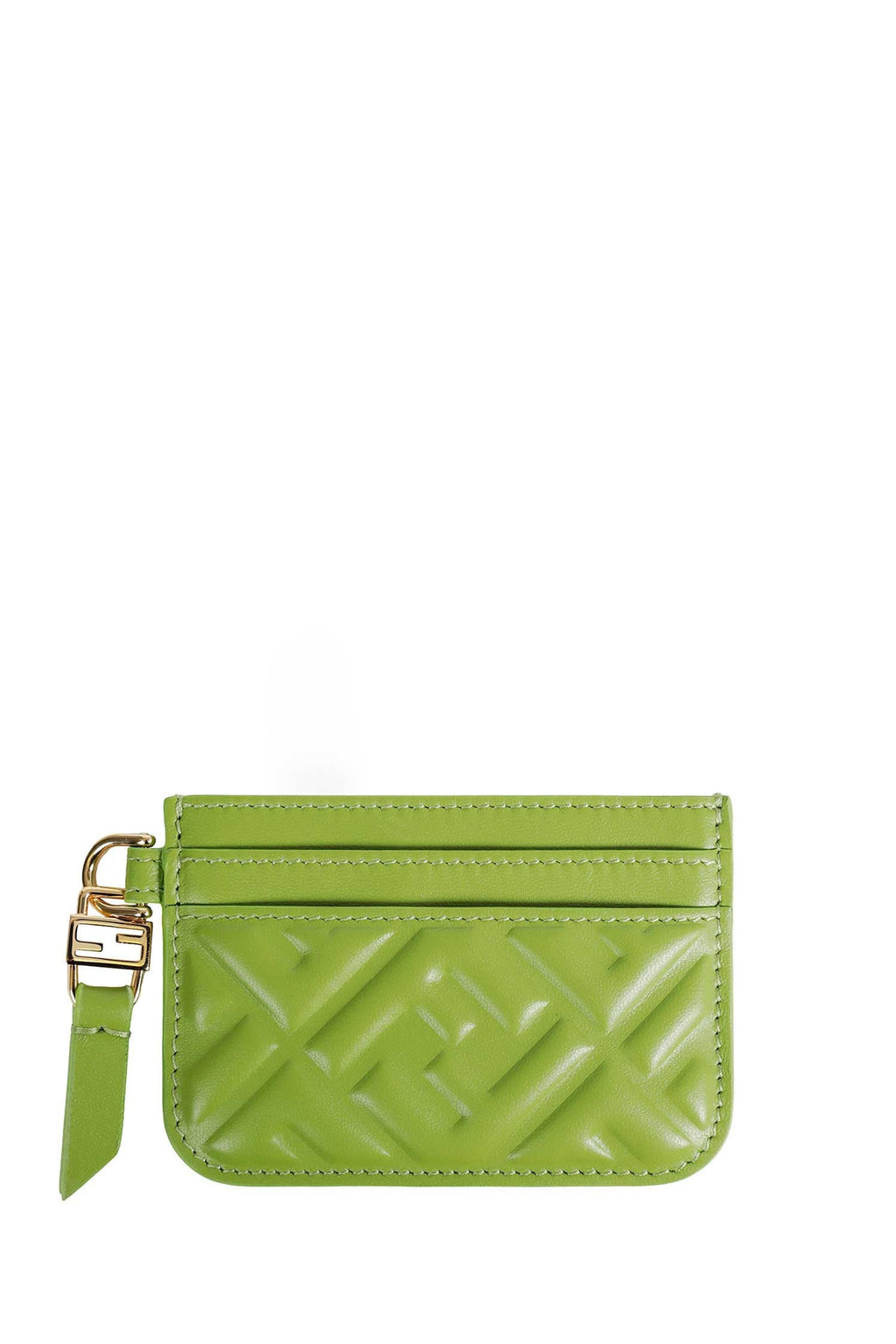 Baguette Leather Card Holder Fendi – Гарантія оригінальності – боковий вид