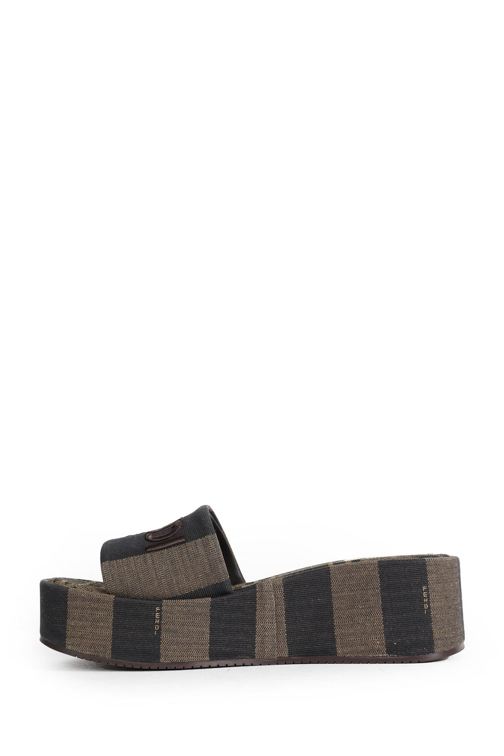 Sunshine Striped Platform Slides Fendi оригінал – Купити в Україні – збільшений вид