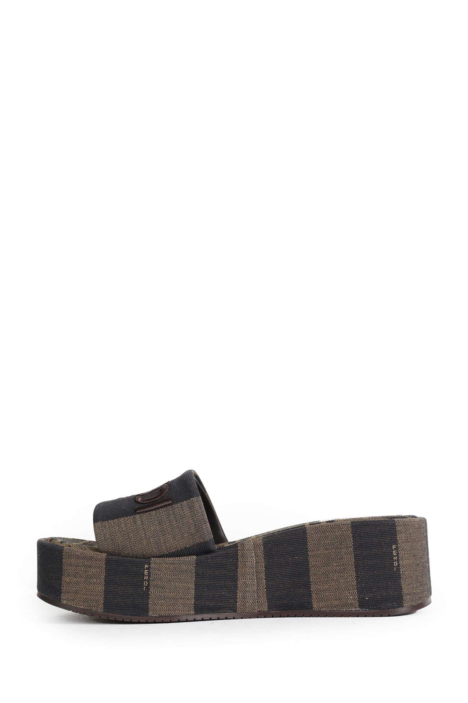 Sunshine Striped Platform Slides Fendi оригінал – Купити в Україні – збільшений вид