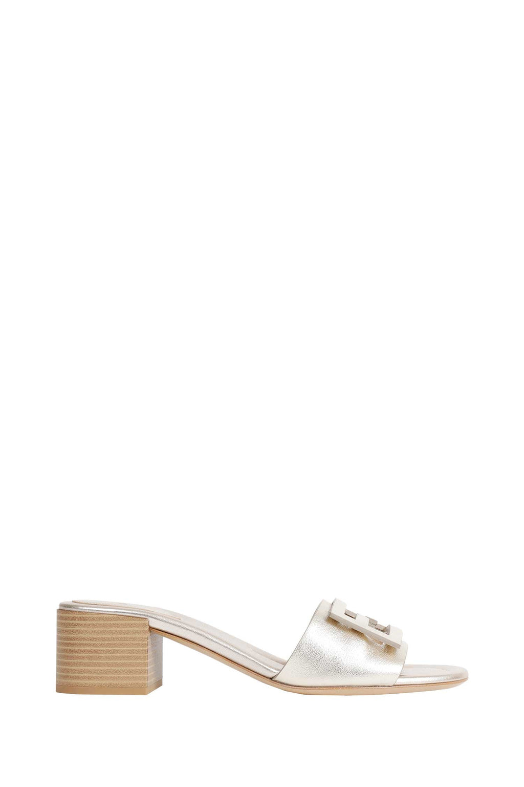 Laminated Leather Mules Fendi оригінал – Купити в Україні – боковий вид