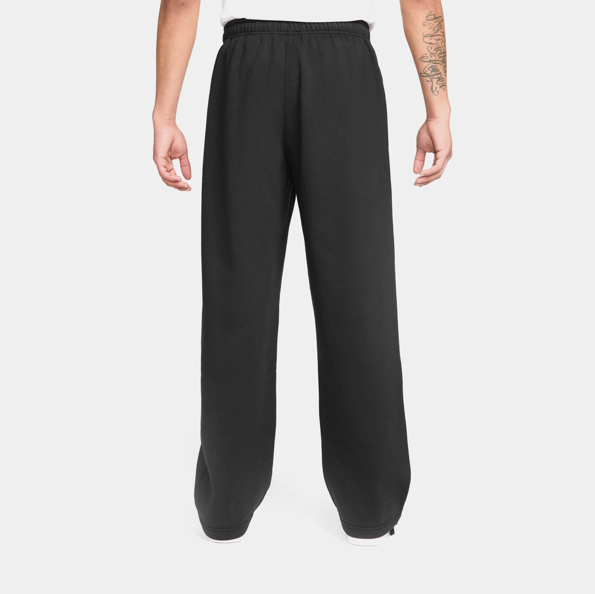 Solo Swoosh Fleece Open Hem Mens Pants Nike оригінал – Купити в Україні – вид ззаду