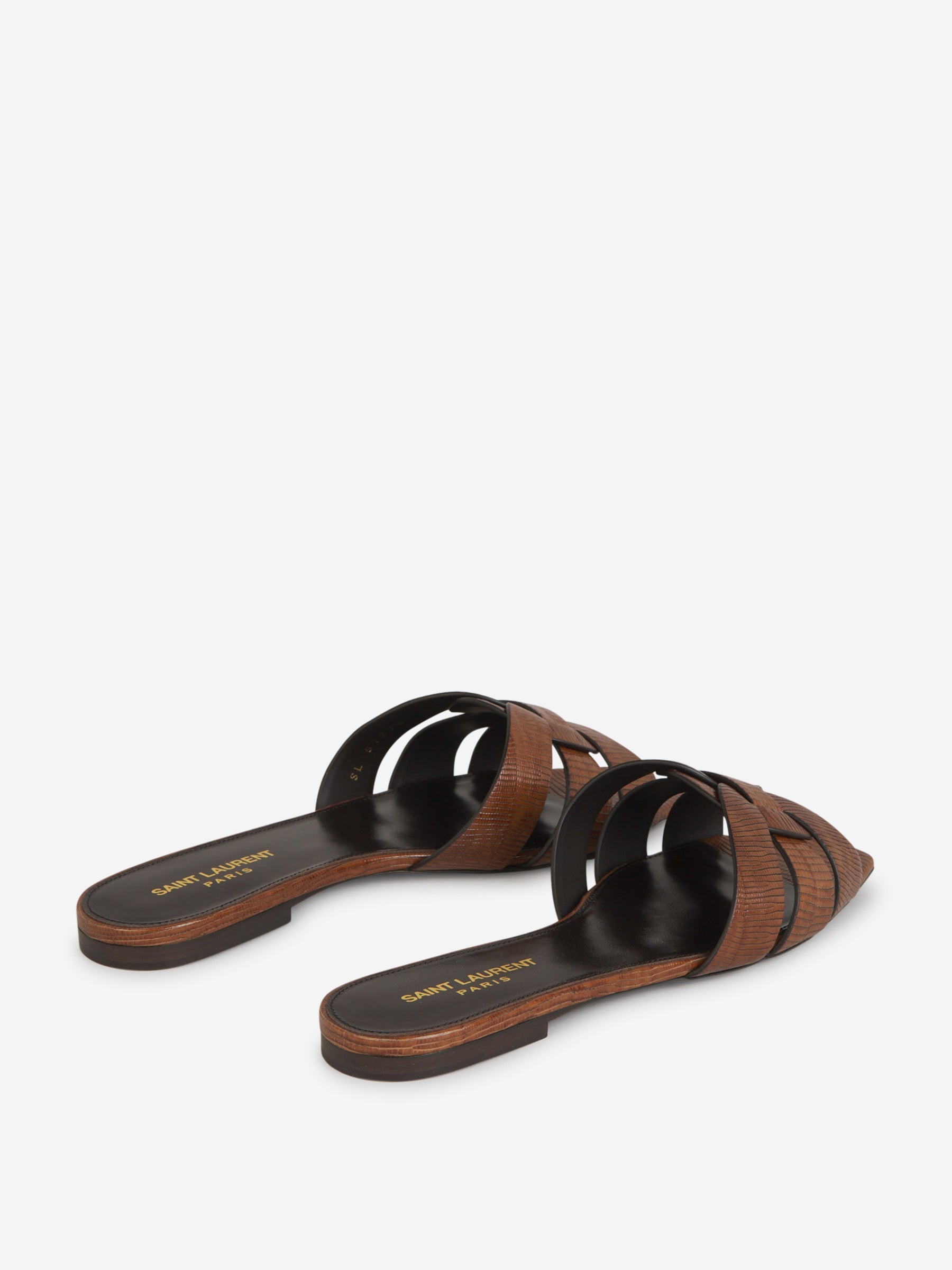 Оригінальна Tribute Leather Sandals Saint laurent – детальний вид