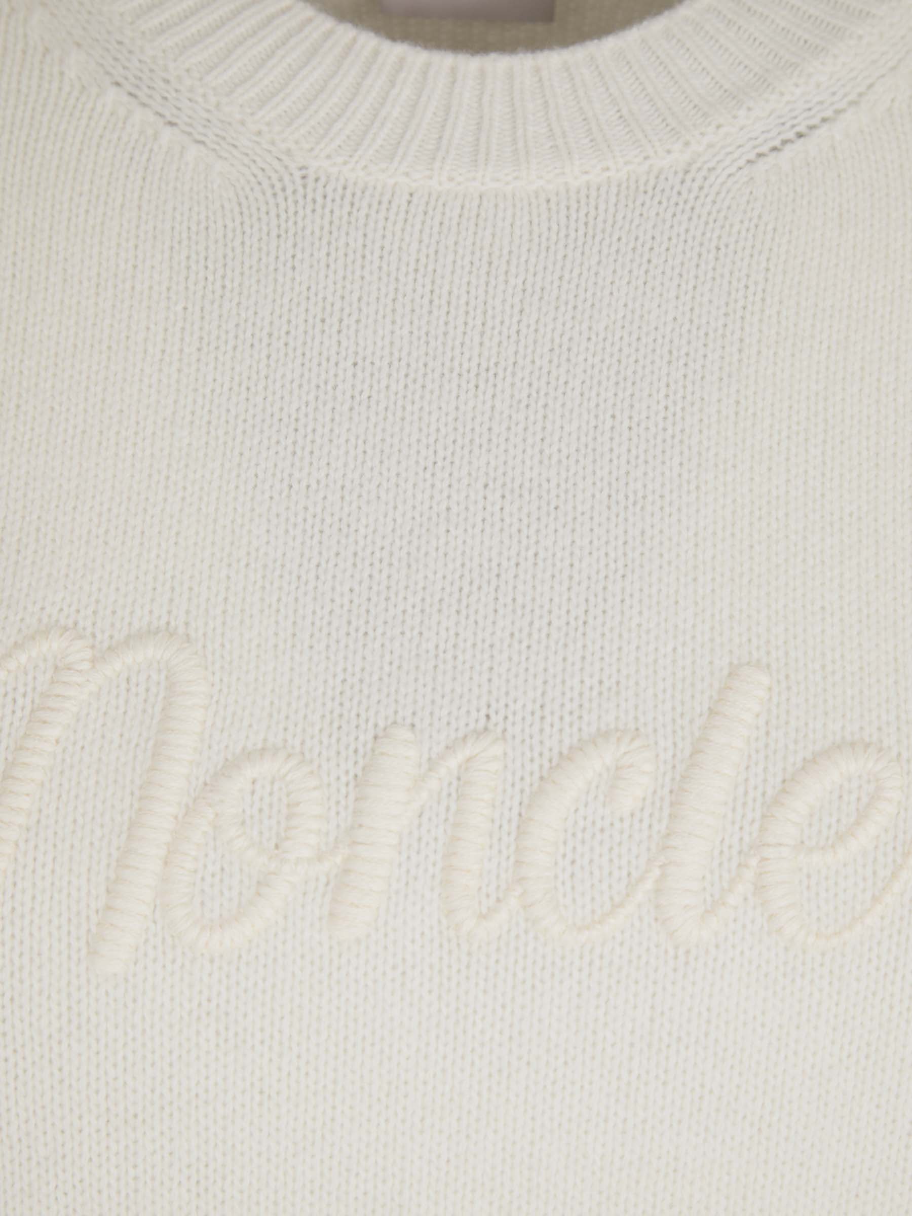 Logo Wool Sweater Moncler оригінал – Купити в Україні – детальний вид