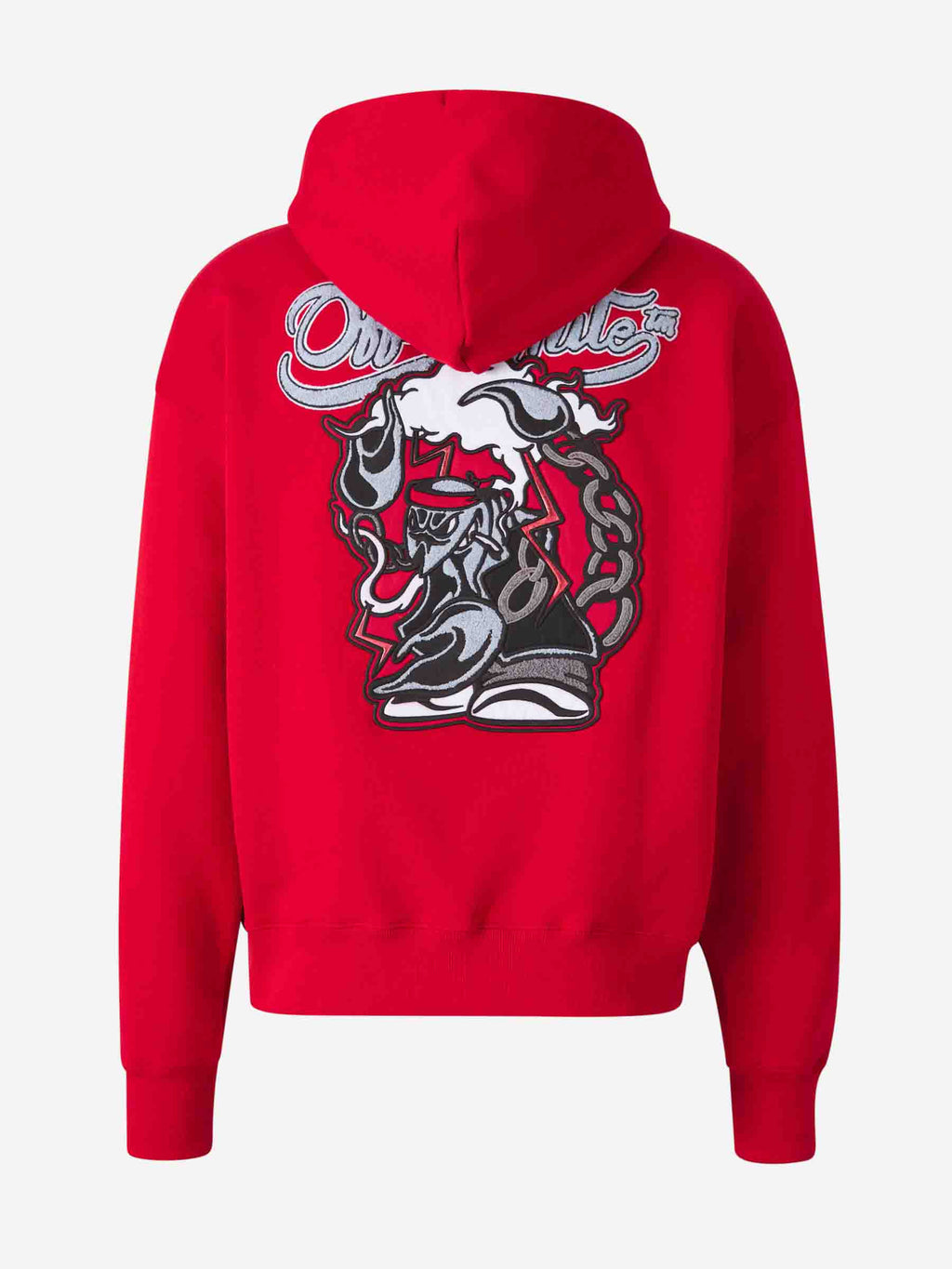 Scorpio Logo Sweatshirt Off-white оригінал – Купити в Україні – вид ззаду