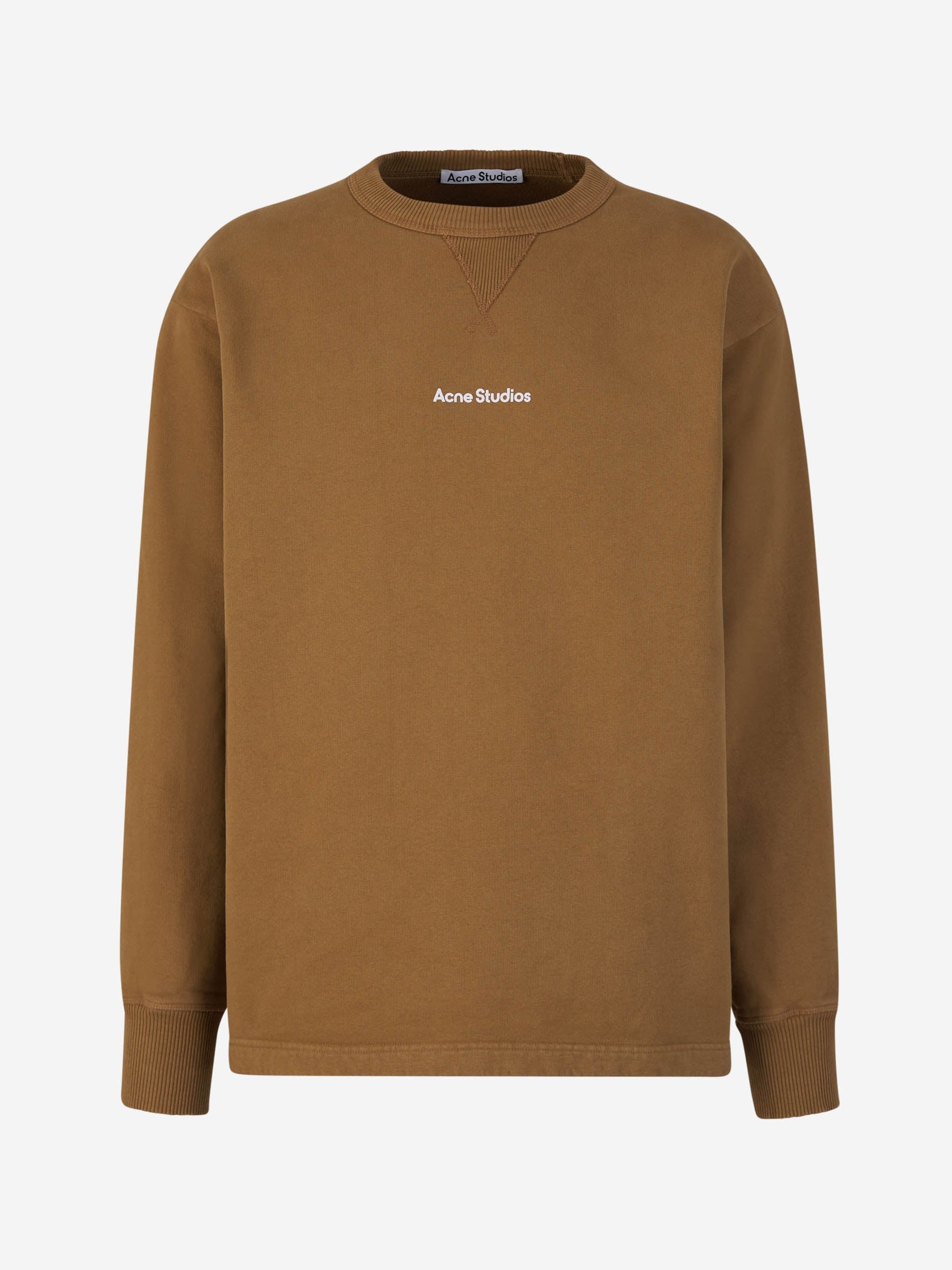 Printed Crewneck Sweatshirt Acne studios – Гарантія оригінальності – боковий вид