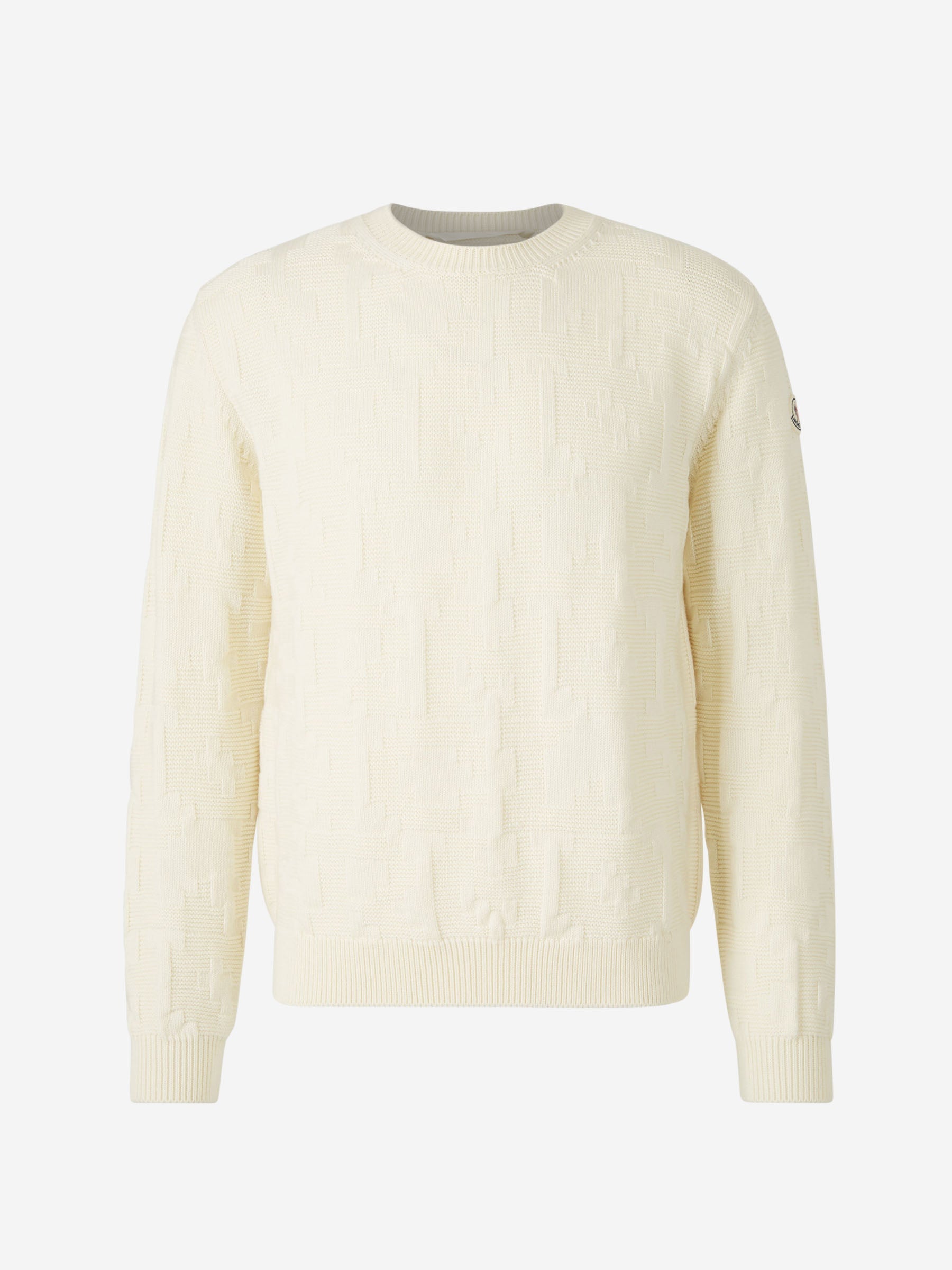 Girocollo Knit Sweater Moncler оригінал – Купити в Україні – вид ззаду - MONCLER