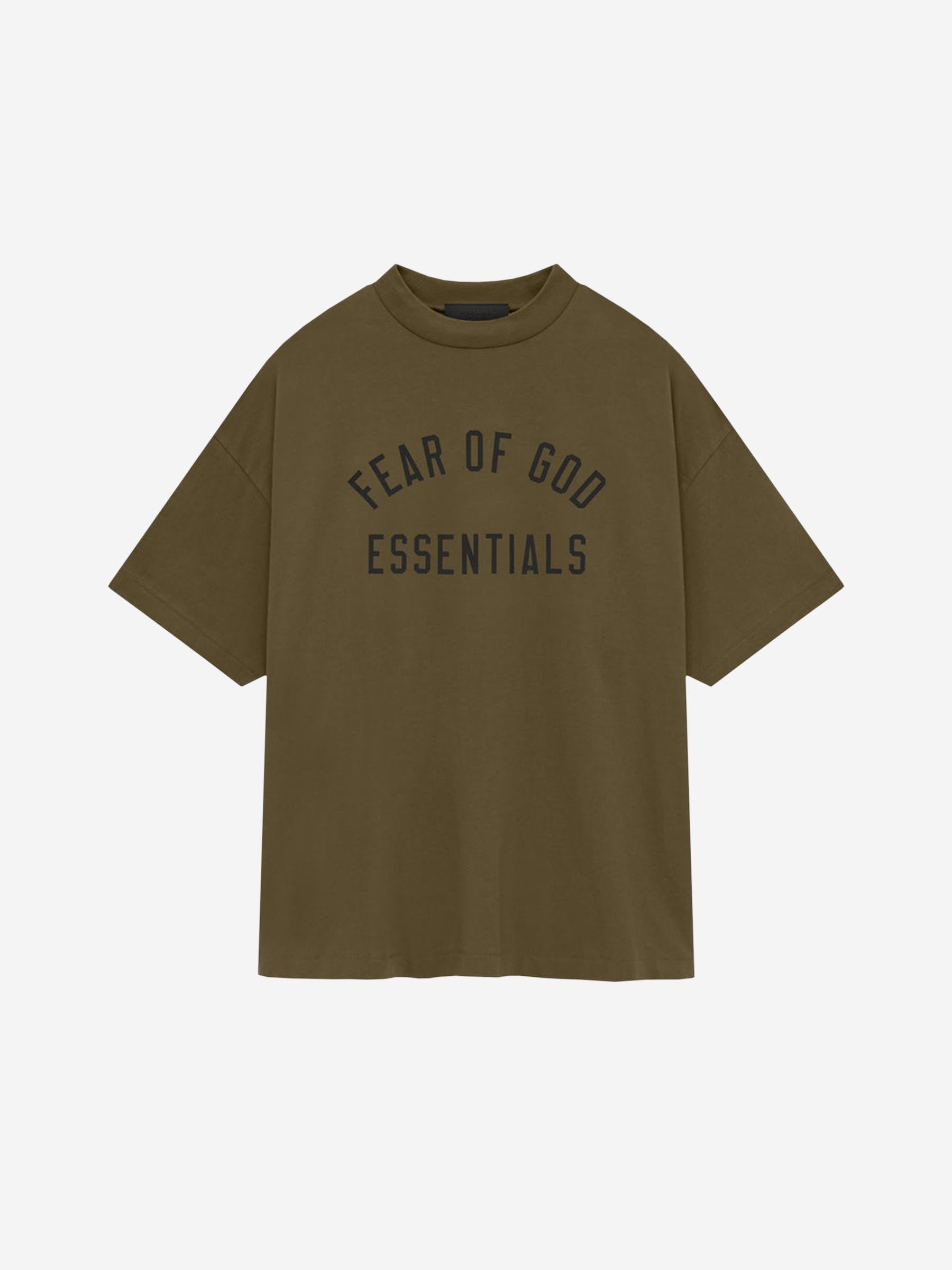 Cotton Logo T-Shirt Fear of god оригінал – Купити в Україні – боковий вид
