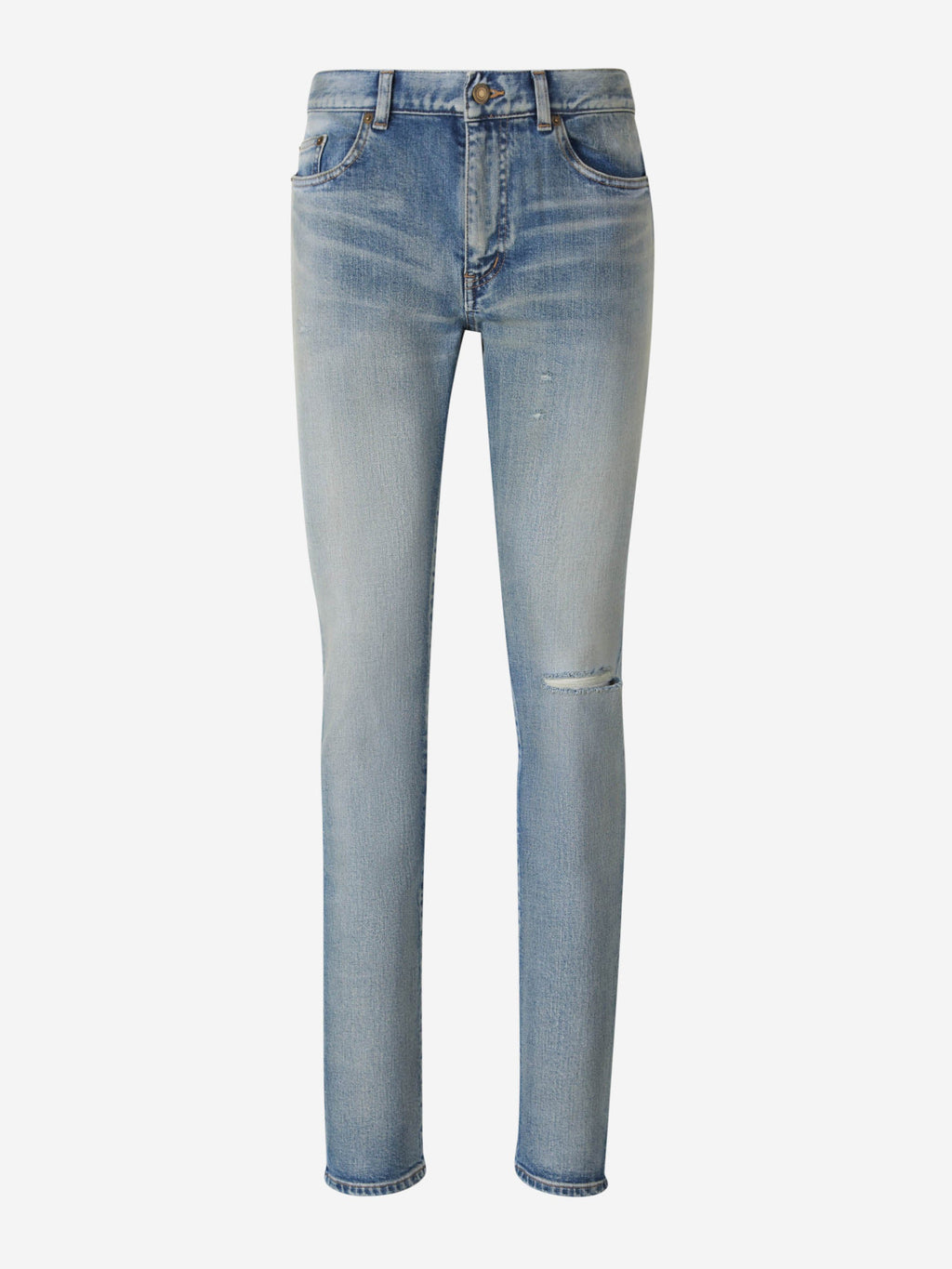 Slim Cotton Jeans Saint laurent – Гарантія оригінальності – боковий вид