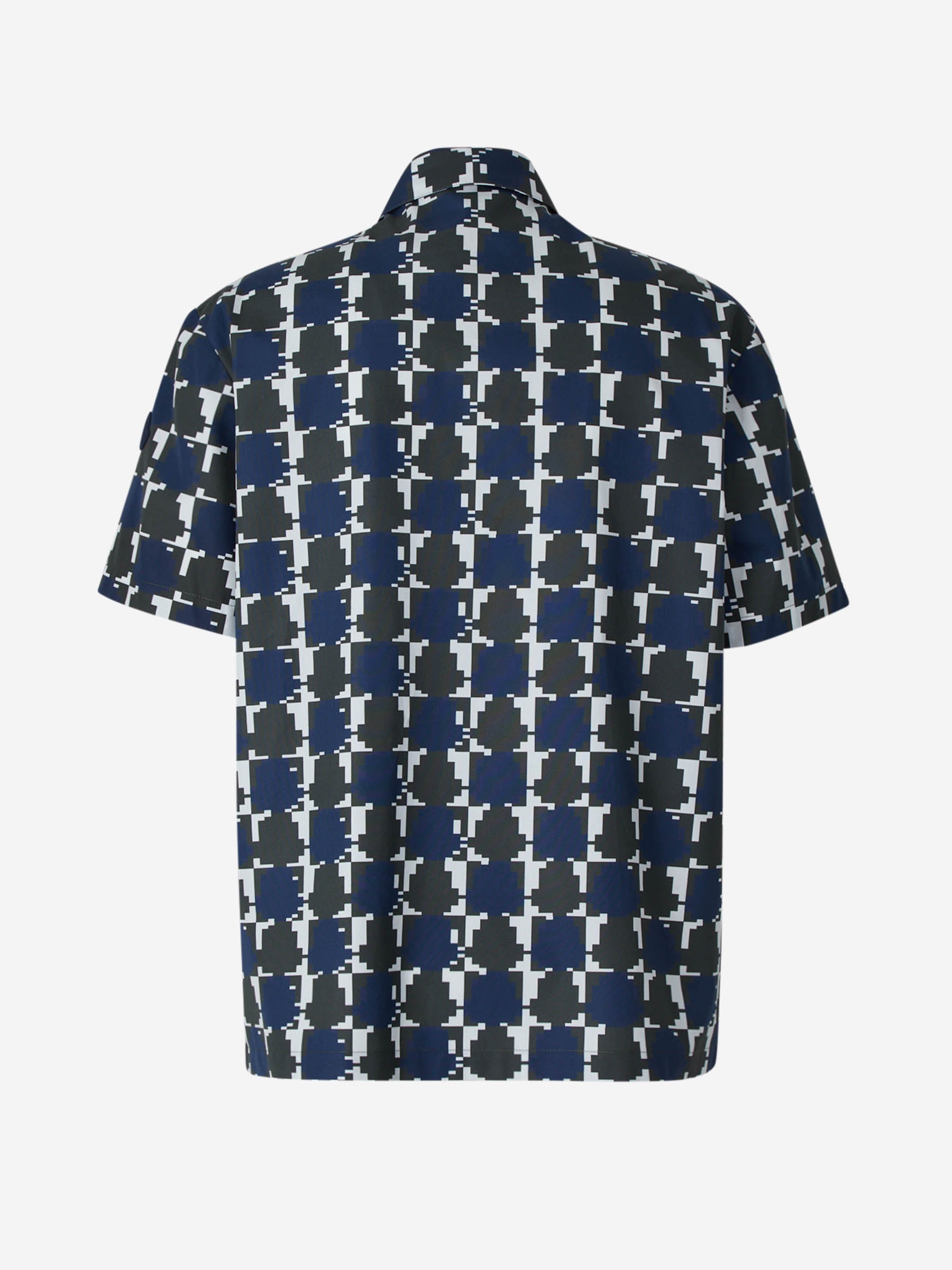 Geometric Motif Shirt Moncler – Гарантія оригінальності – вид ззаду